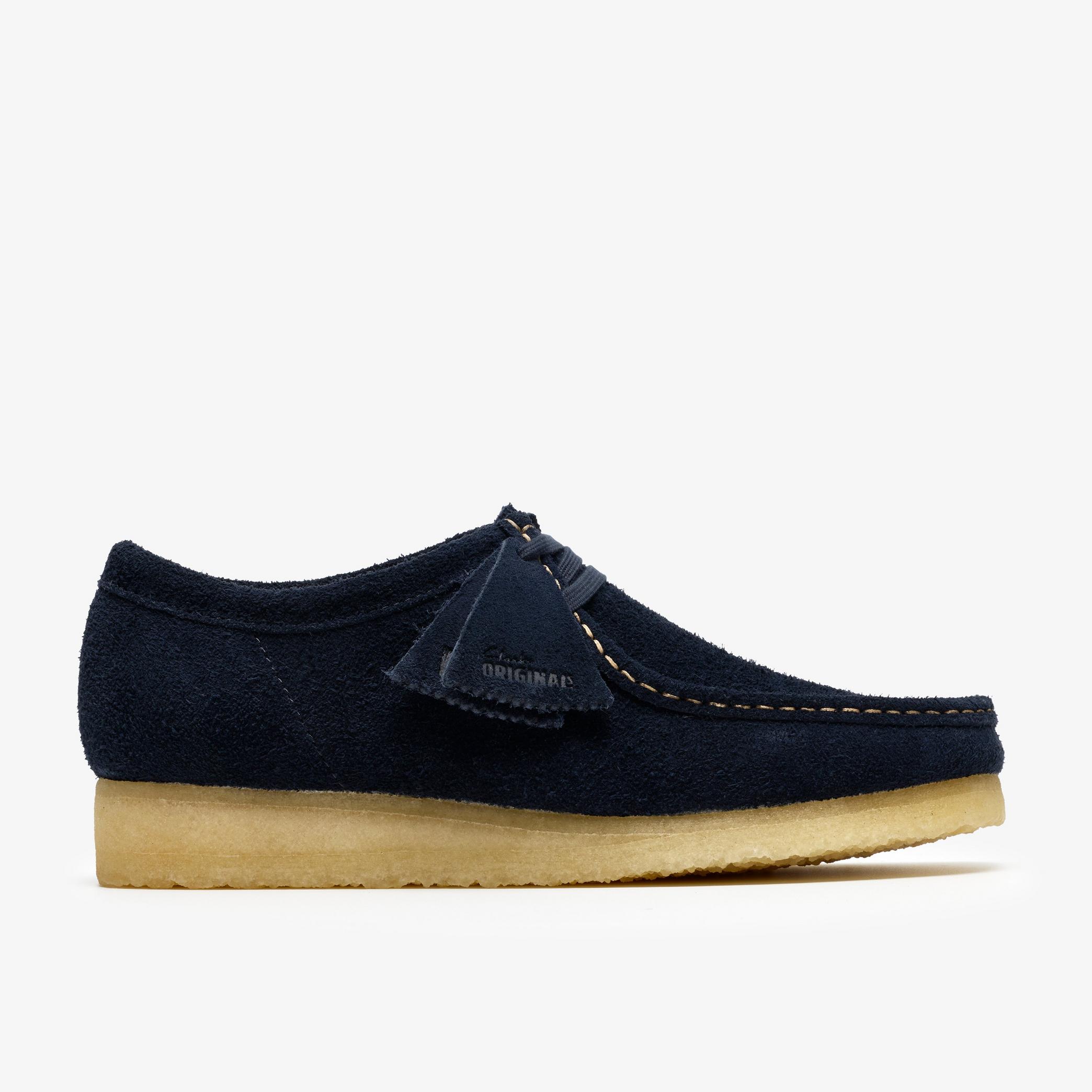Wallabee Navy Suede