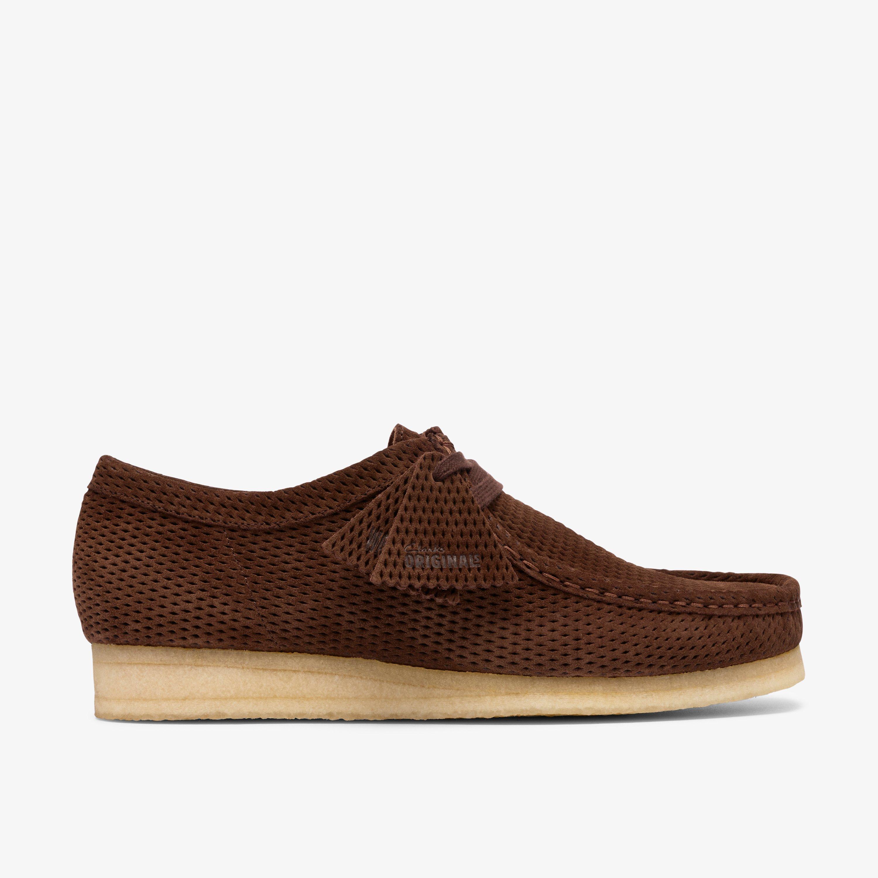 Wallabee Brown Perforated Wallabee Lace Up, view 1 of 8