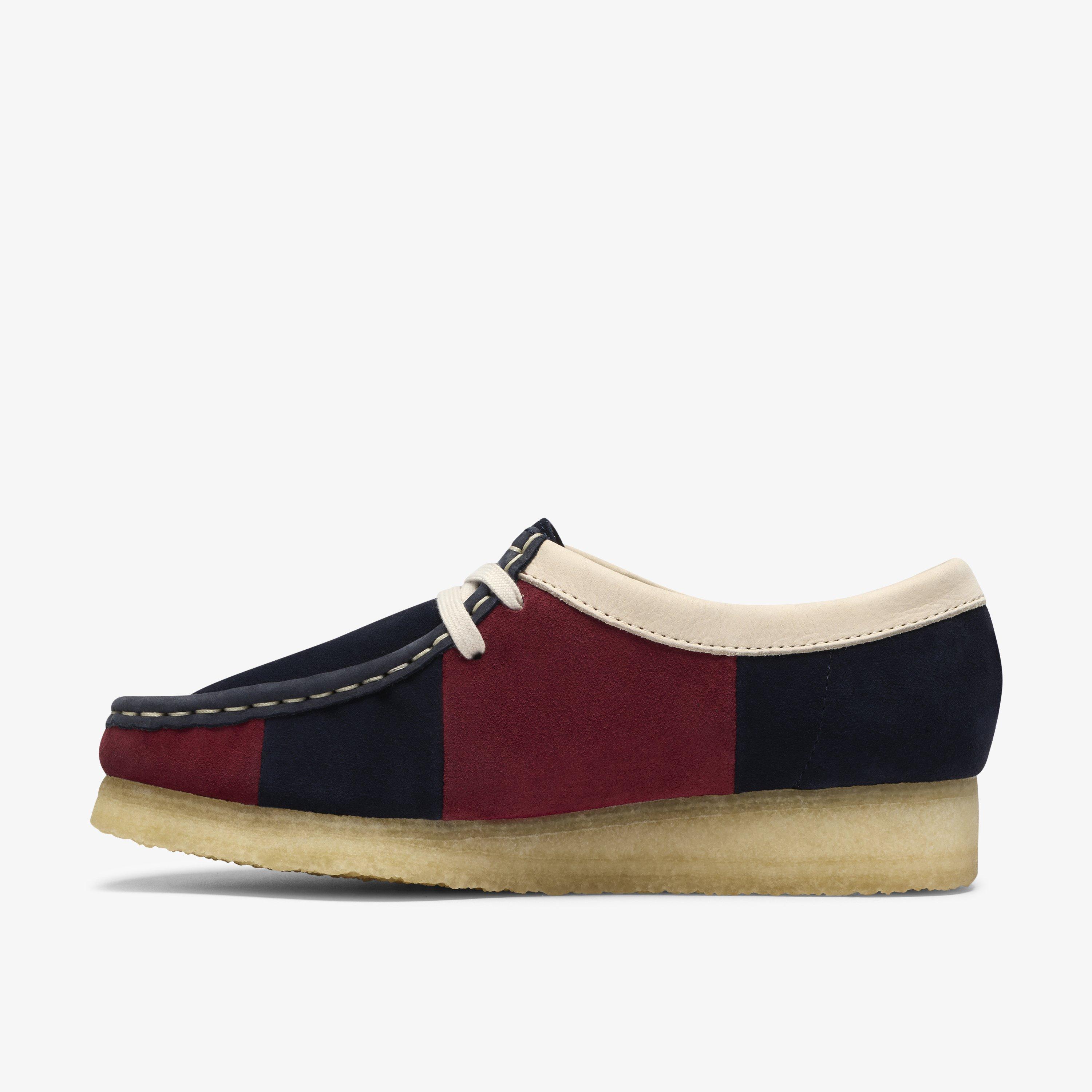 Wallabee. Navy Stripe