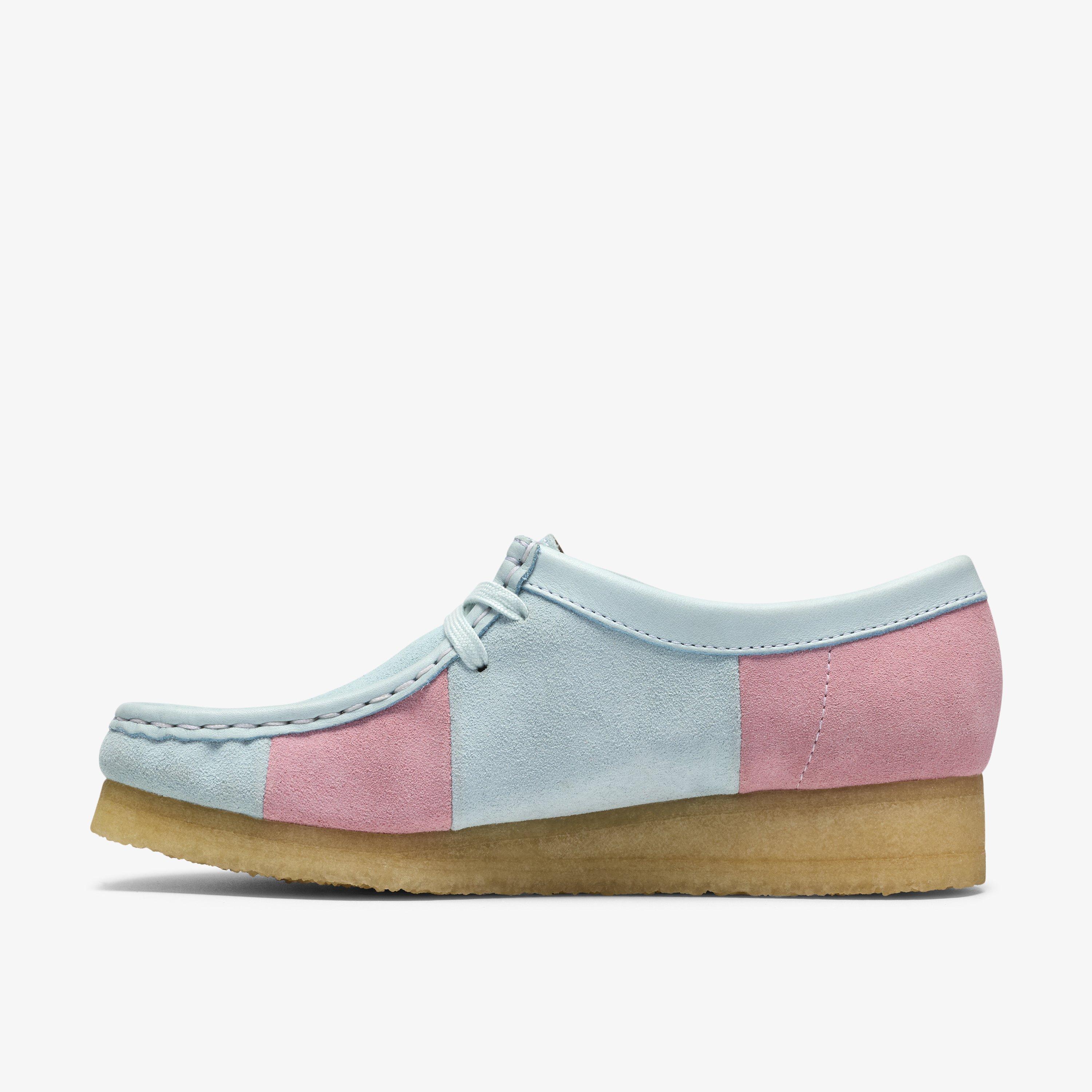 Wallabee. Pale Blue Stripe