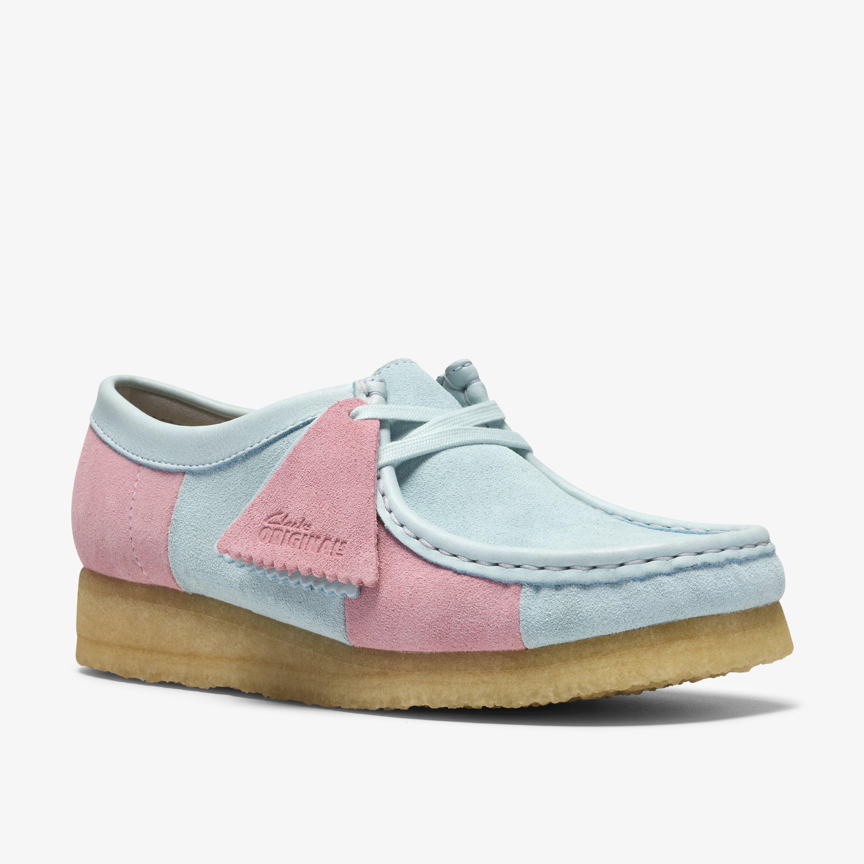 Wallabee. Pale Blue Stripe
