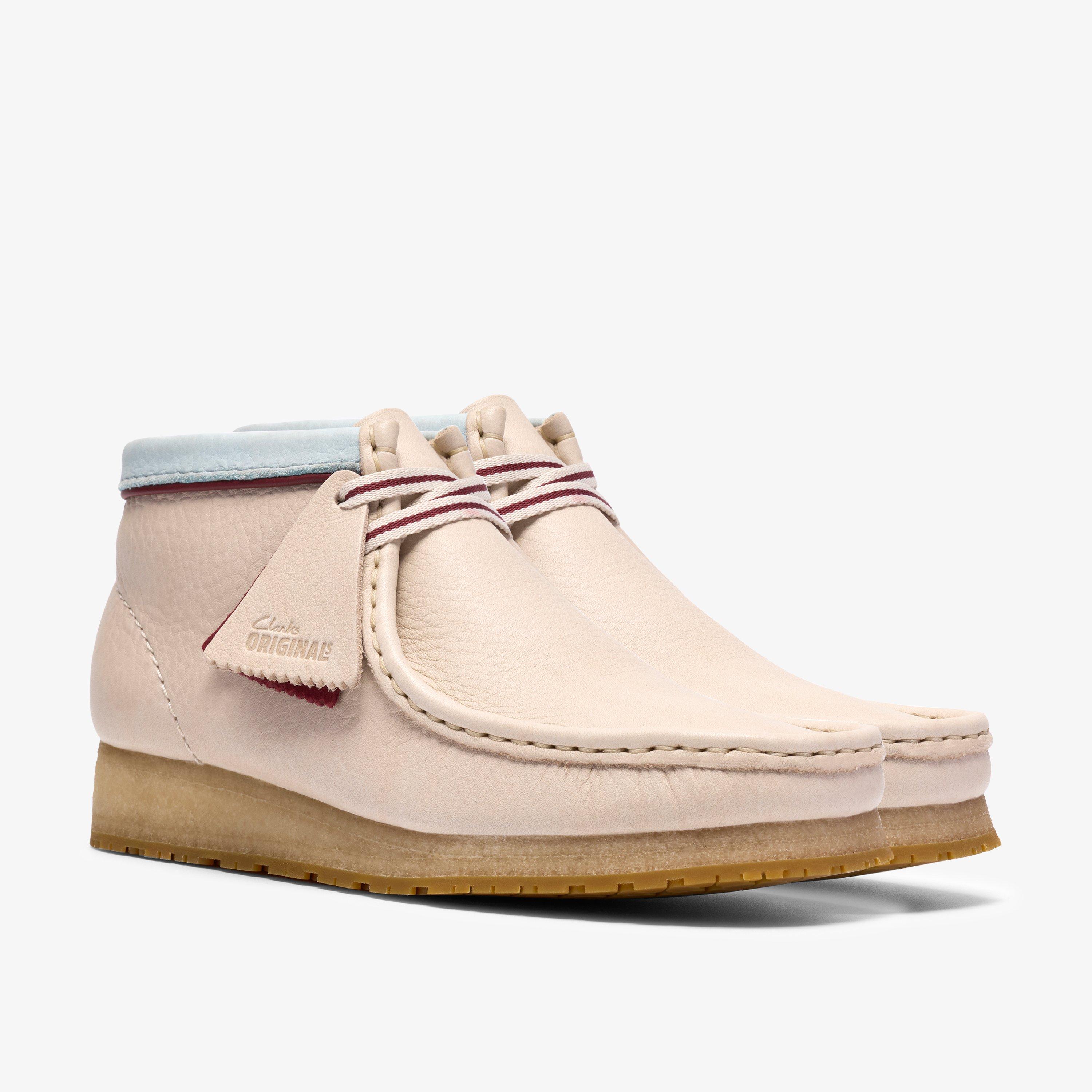 Walla Boot RB. White Combi Lea