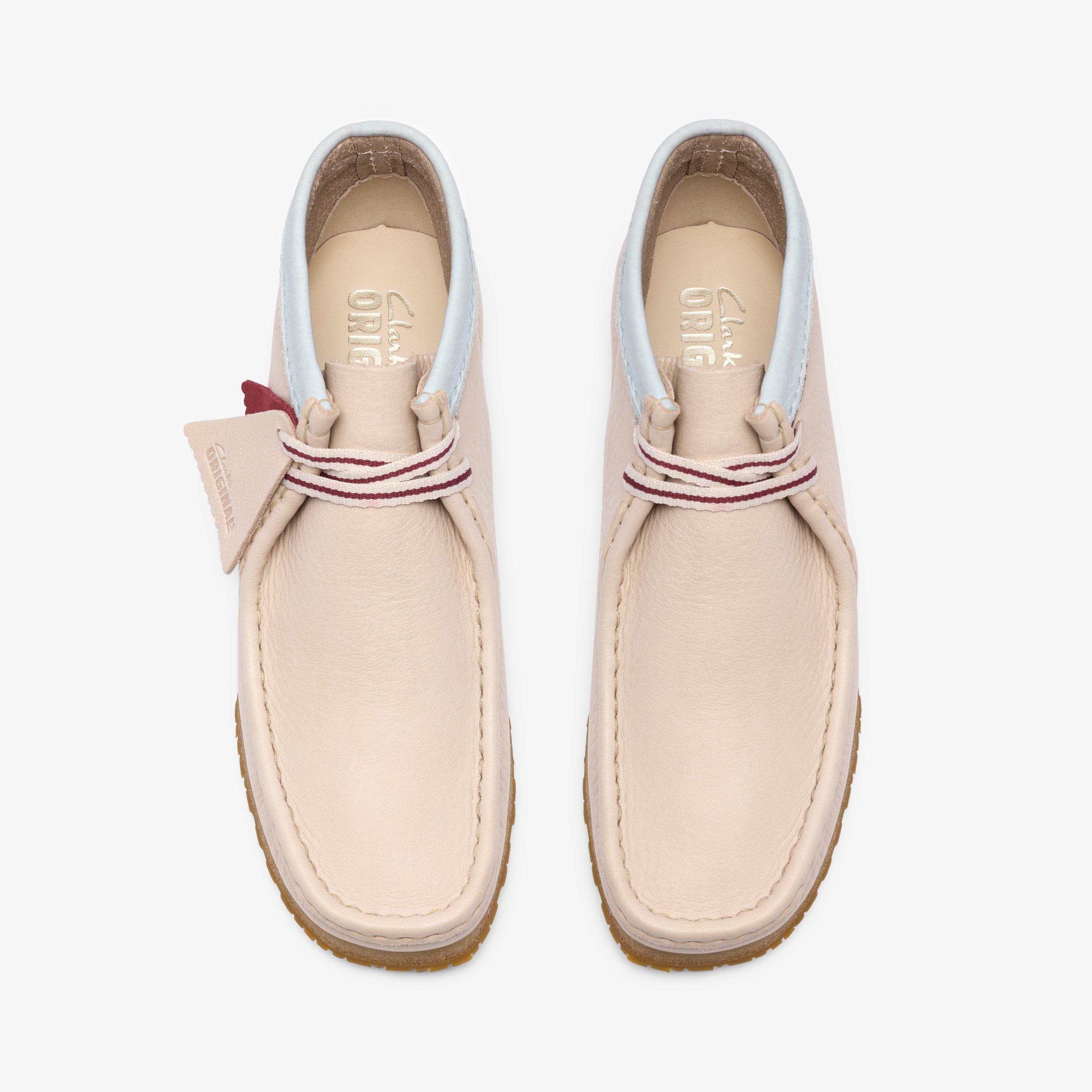 Walla Boot RB. White Combi Lea