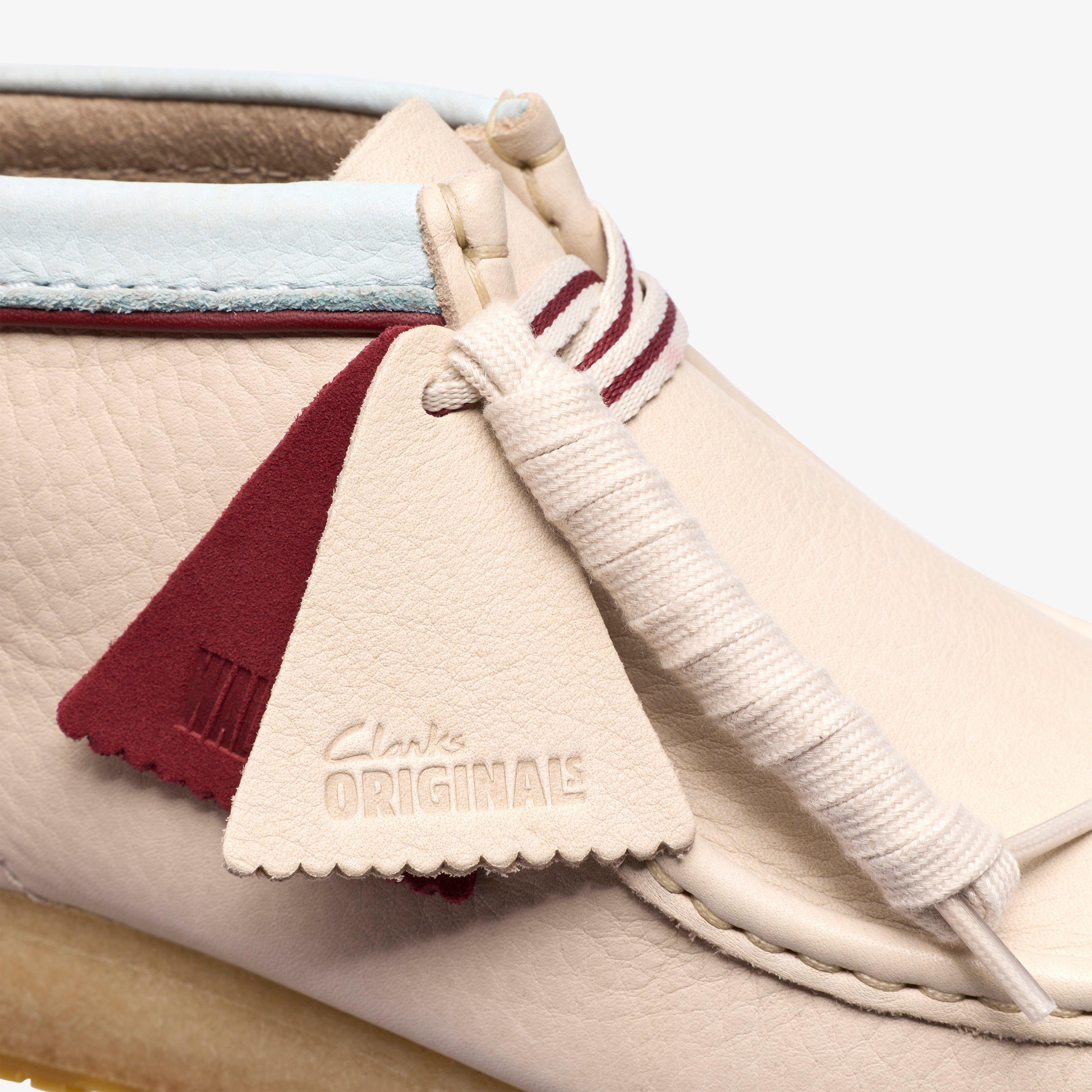 Walla Boot RB. White Combi Lea