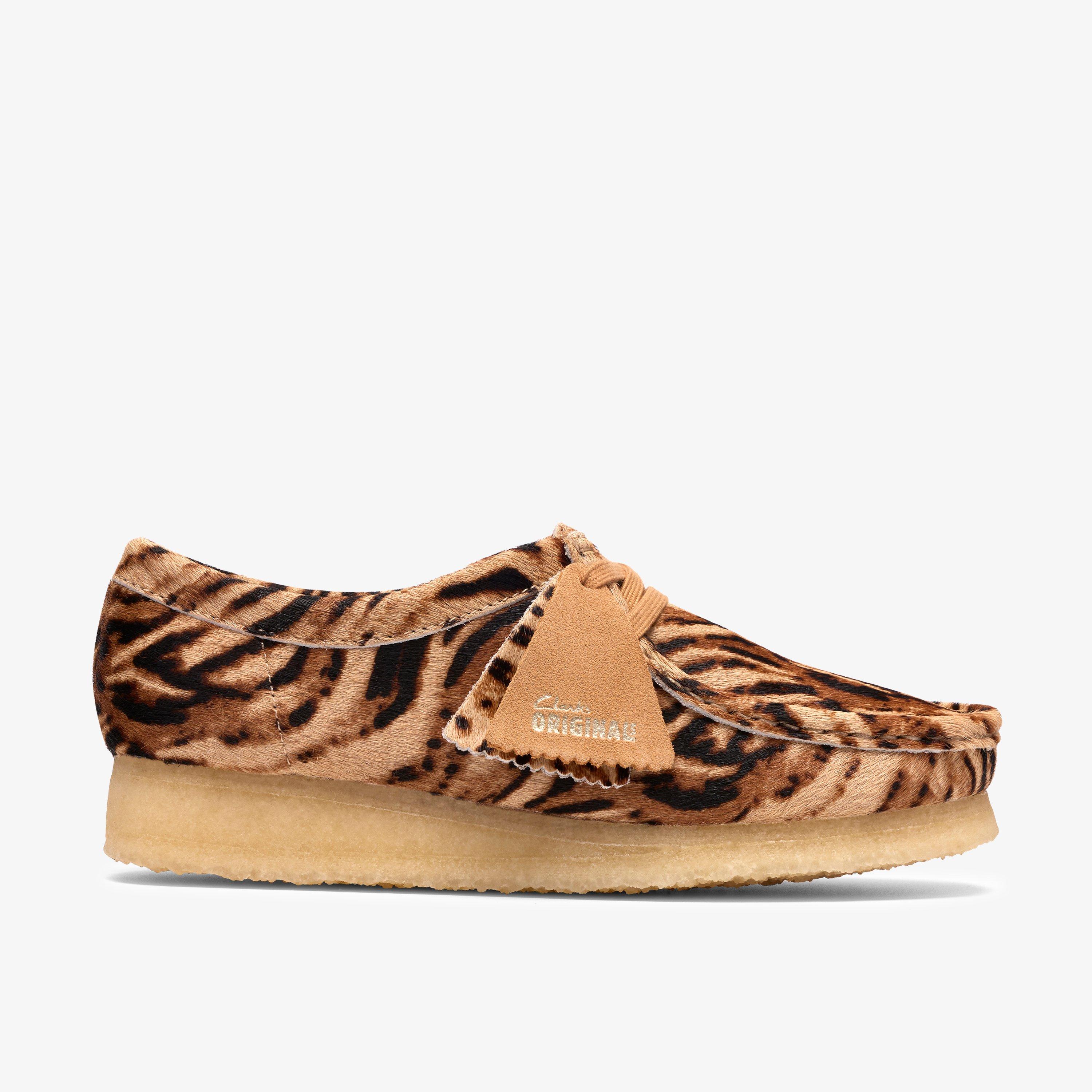 Wallabee Tiger Print Wallabee Lace Up, view 1 of 8