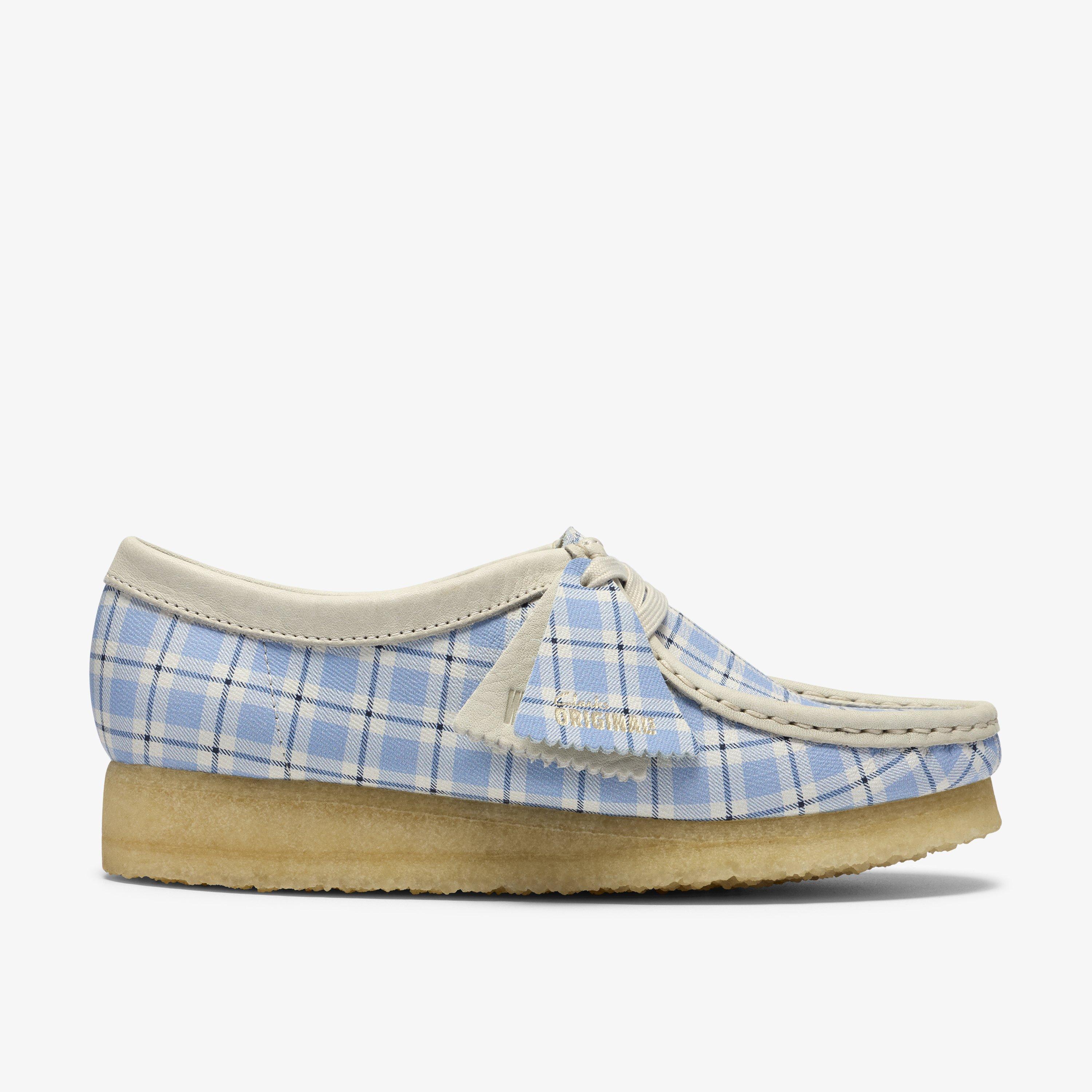 Wallabee Blue Check Wallabee Lace Up, view 1 of 9