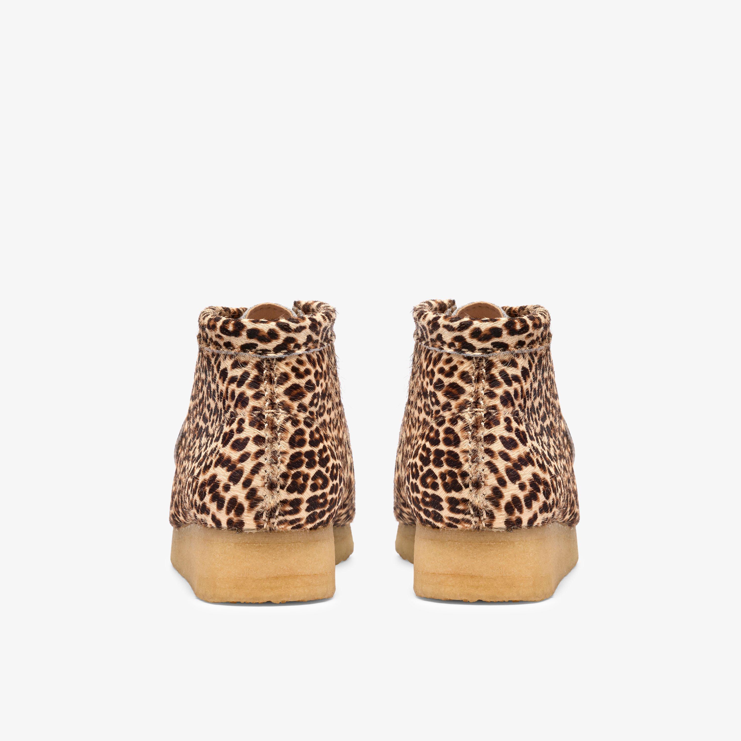 Wallabee Boot. Leopard Print