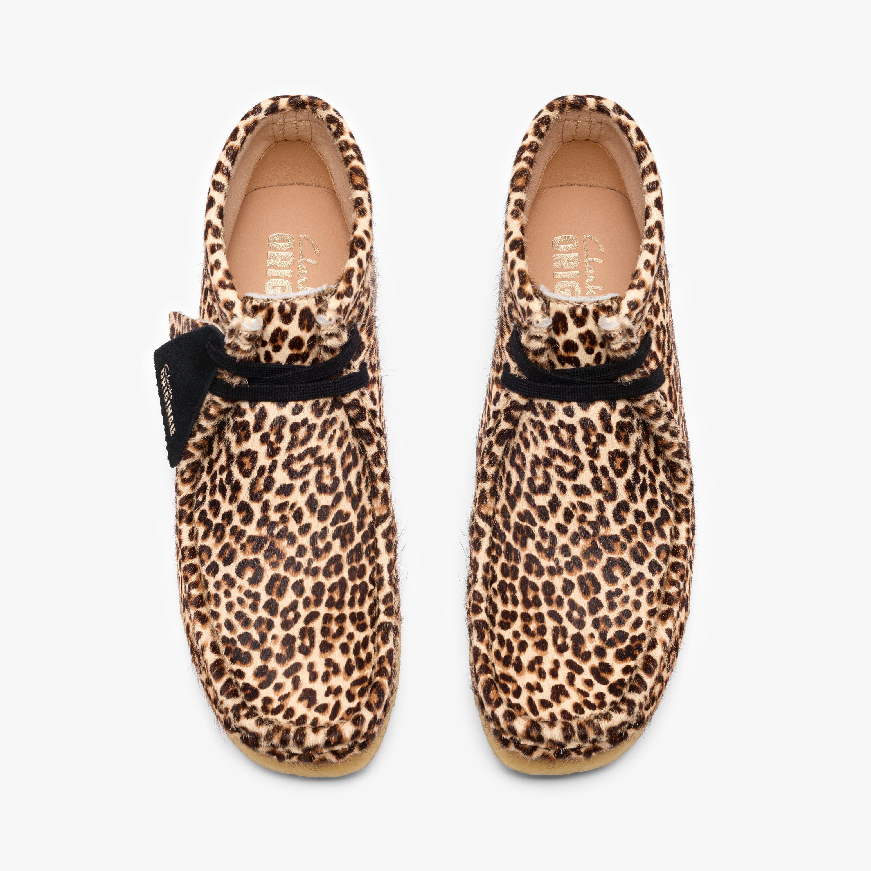Wallabee Boot. Leopard Print