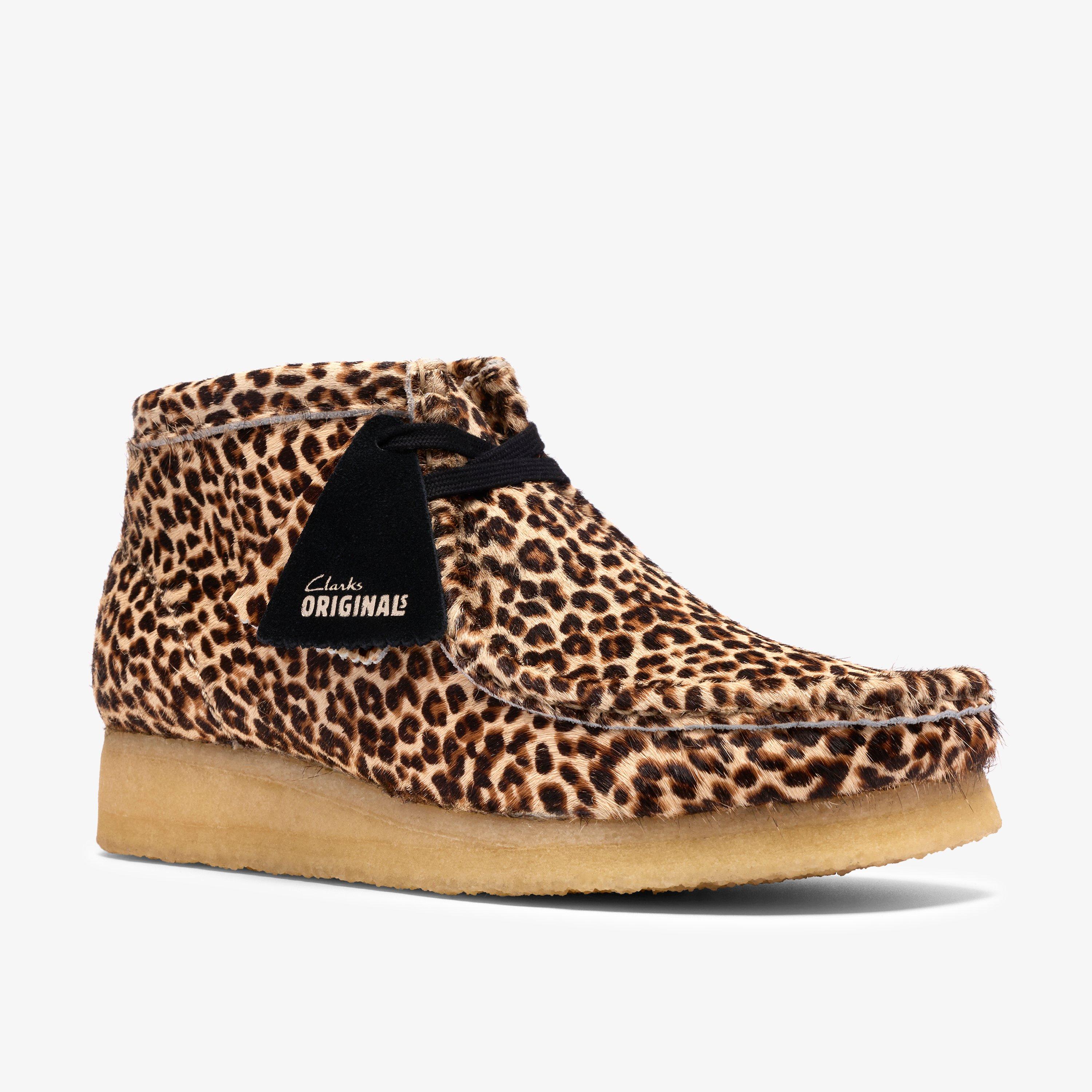 Wallabee Boot. Leopard Print