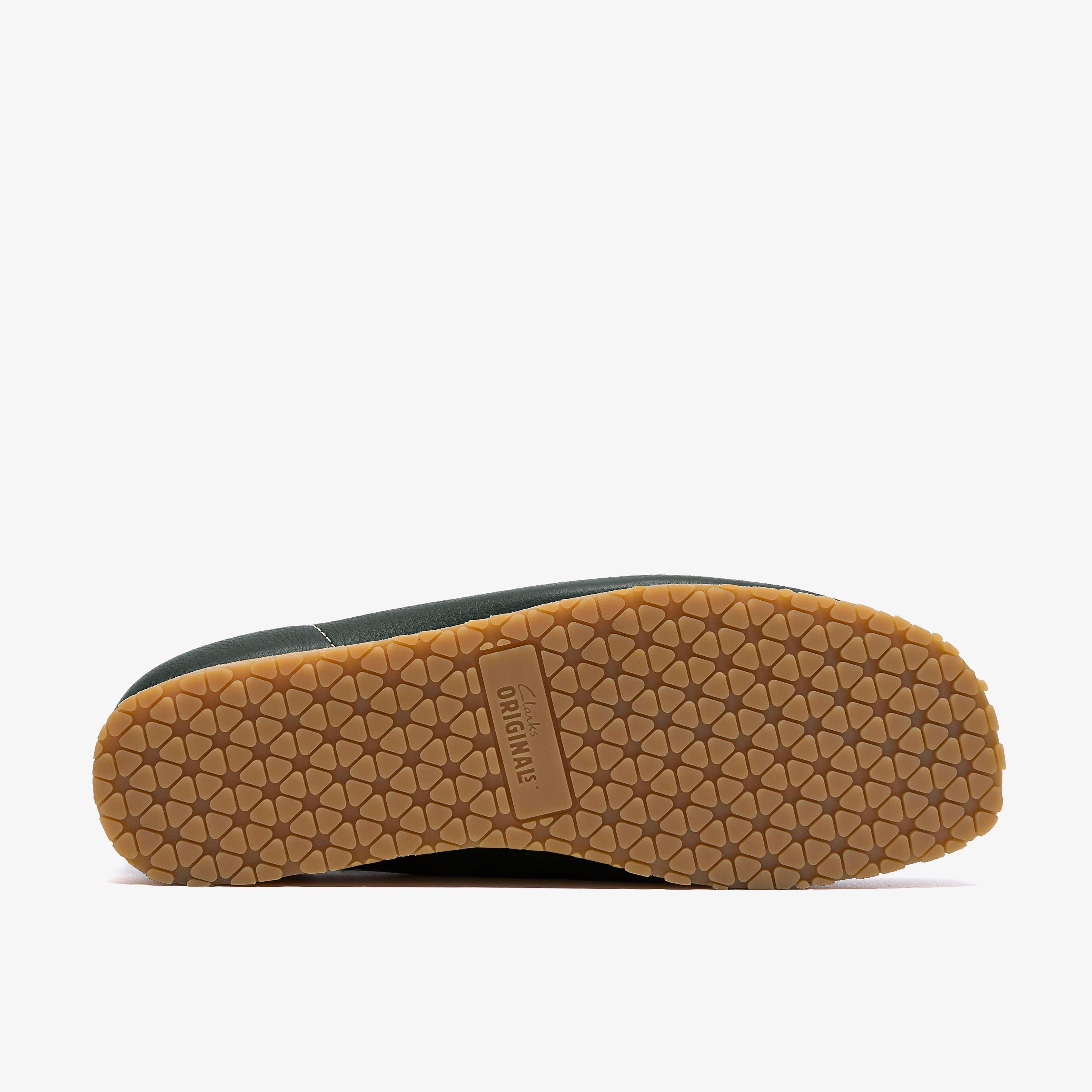Wallabee RB Dark Green Leather