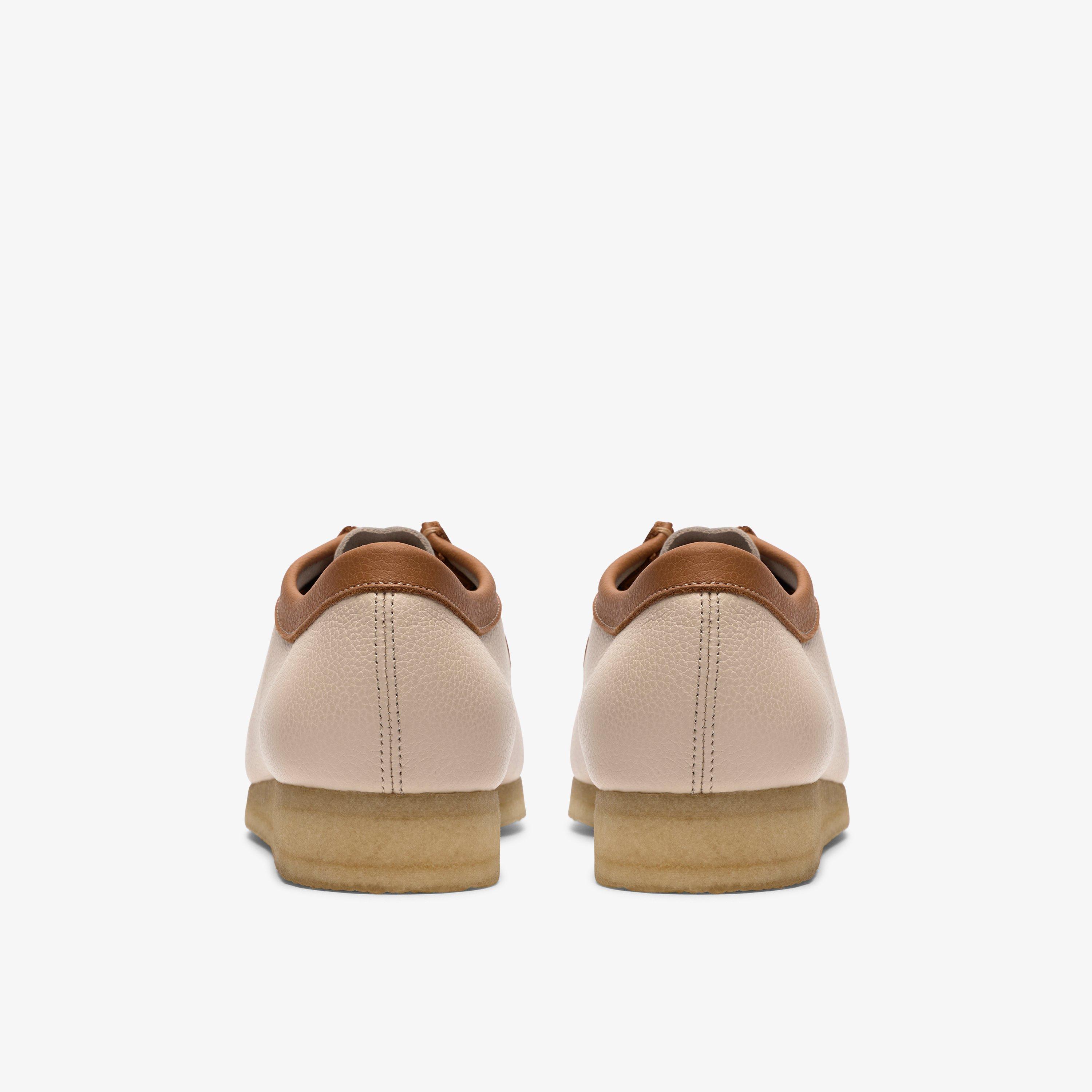 Wallabee White Combi Lea