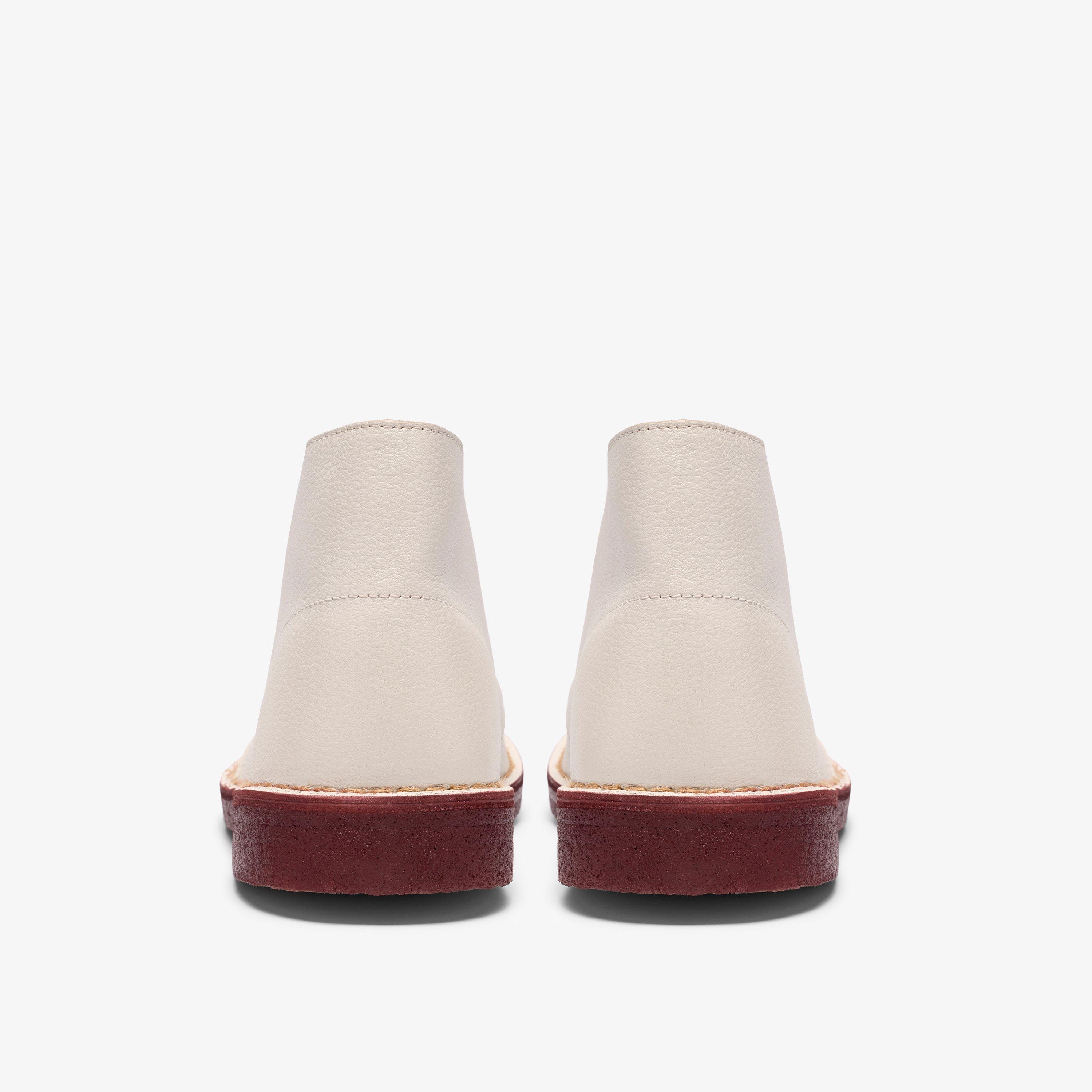 Desert Boot White Leather