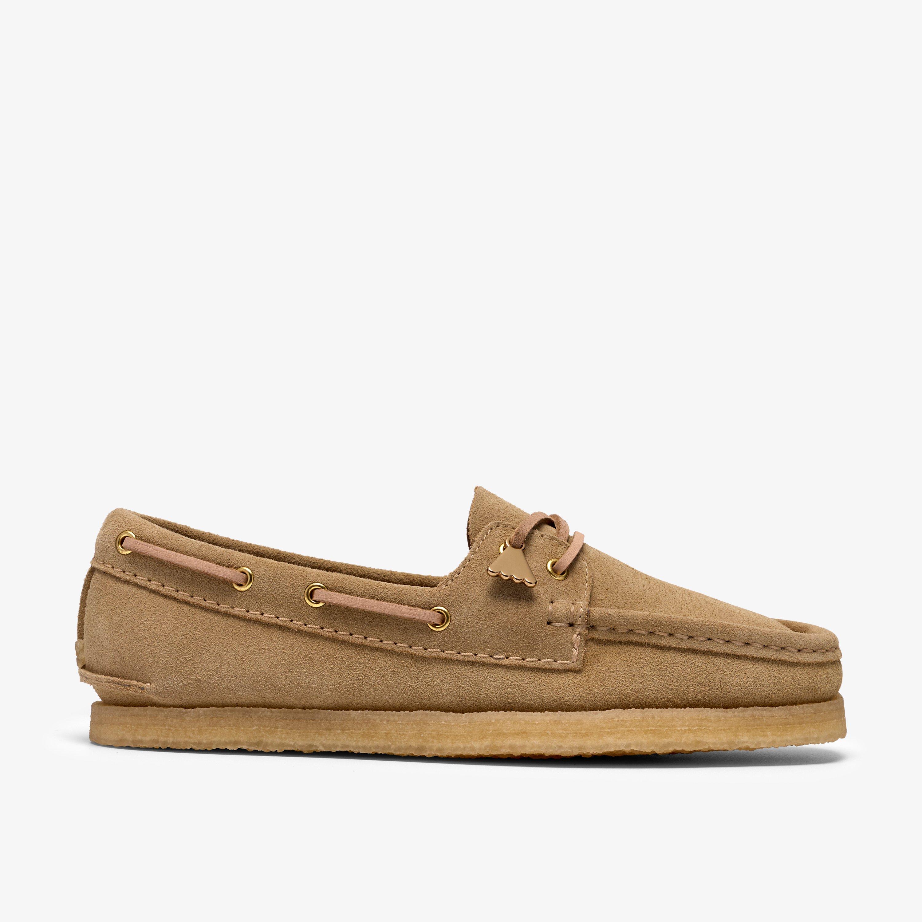 Godney Boat Maple Suede Boat Shoes, view 1 of 8