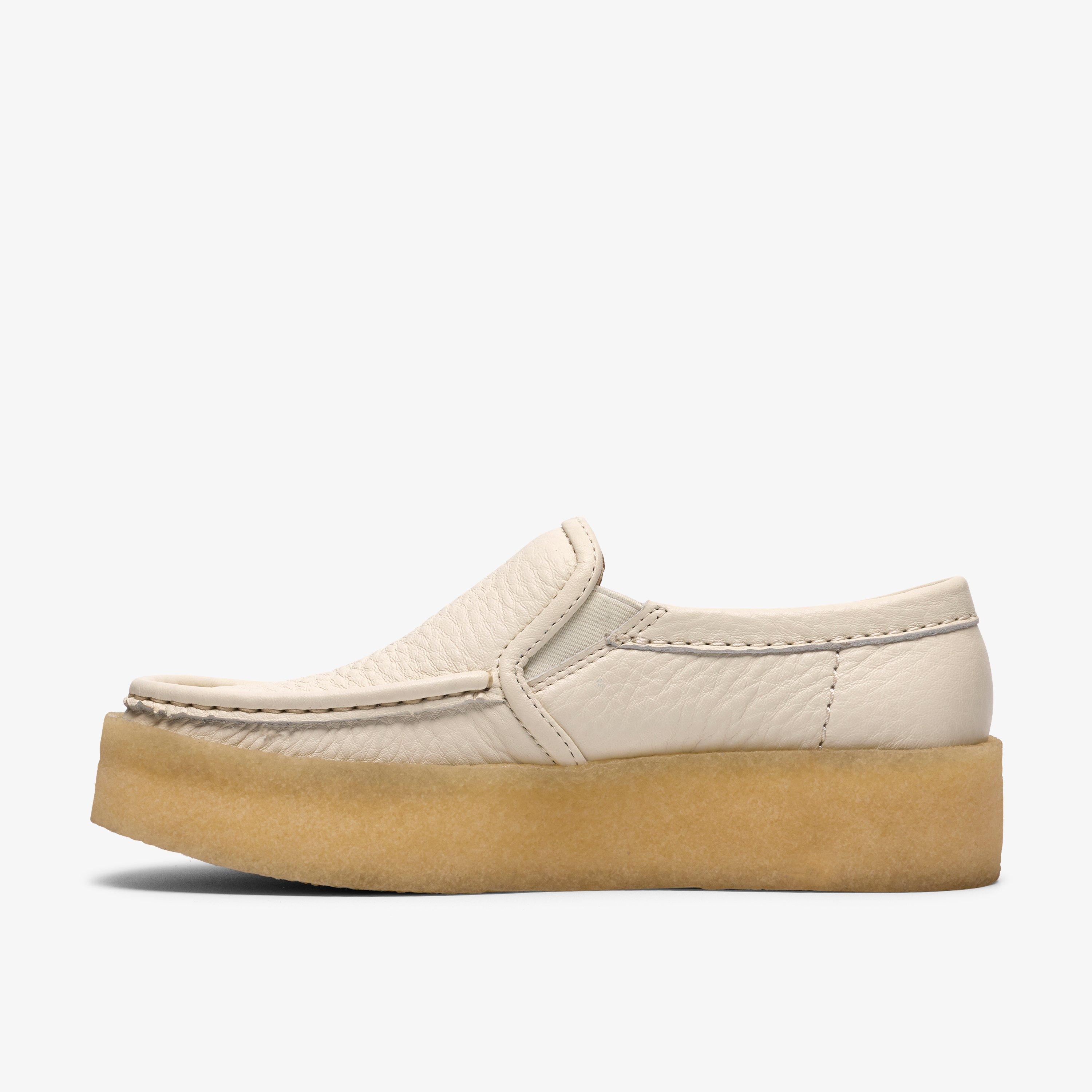 Walla Cup Slip White Leather