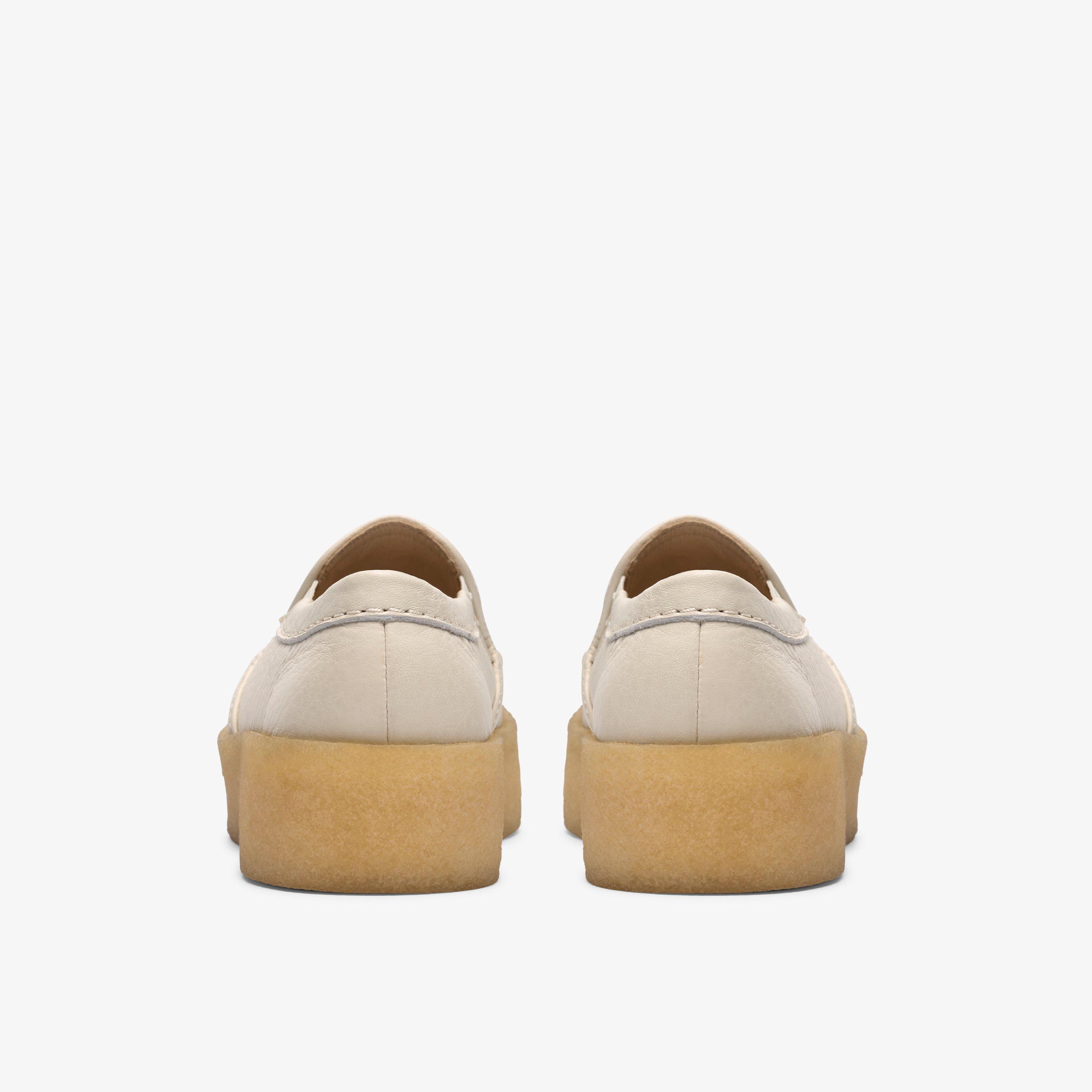 Walla Cup Slip White Leather