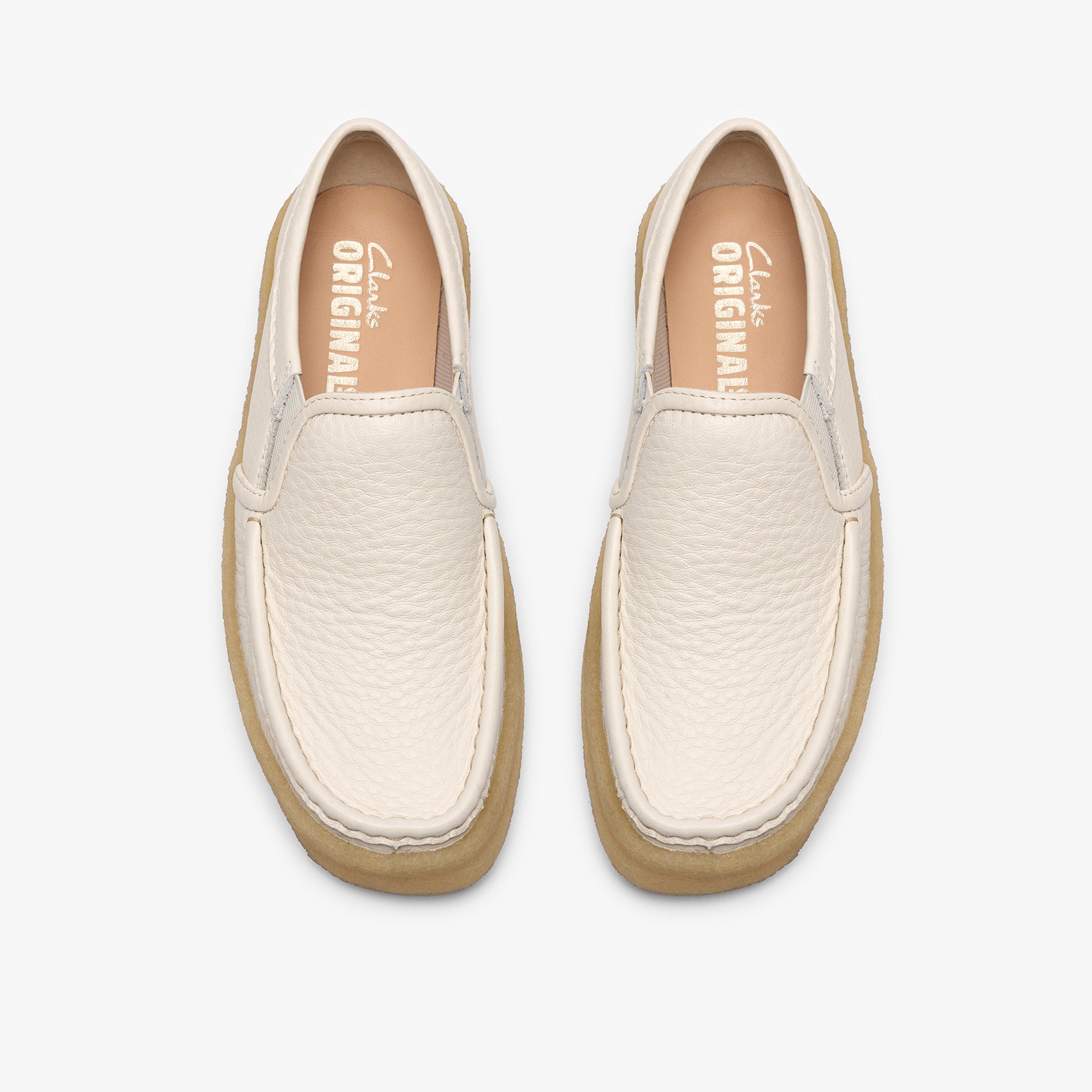 Walla Cup Slip White Leather