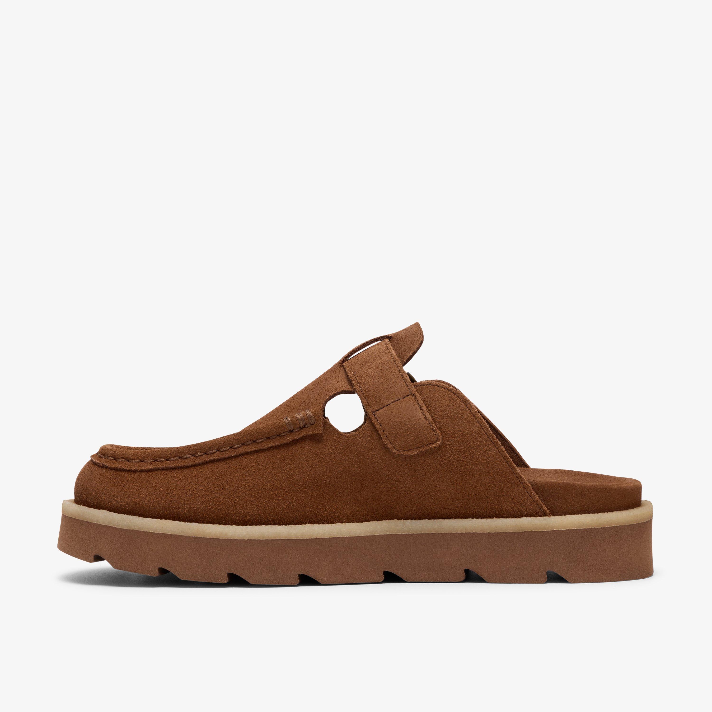 Meare Mocc Gamuza Ocre Zuecos Zapatos sin cordones, view 2 of 6