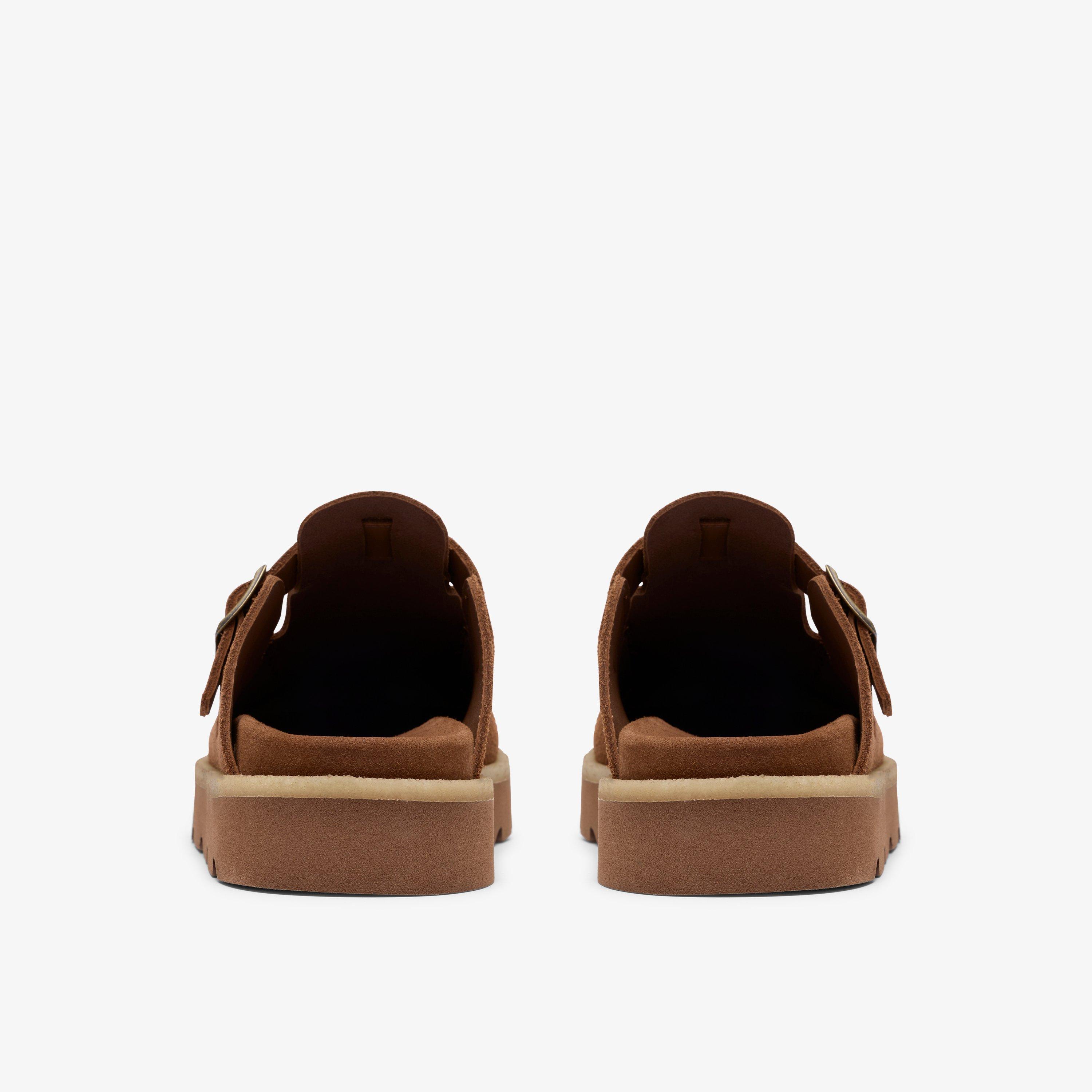 Meare Mocc Gamuza Ocre Zuecos Zapatos sin cordones, view 5 of 6