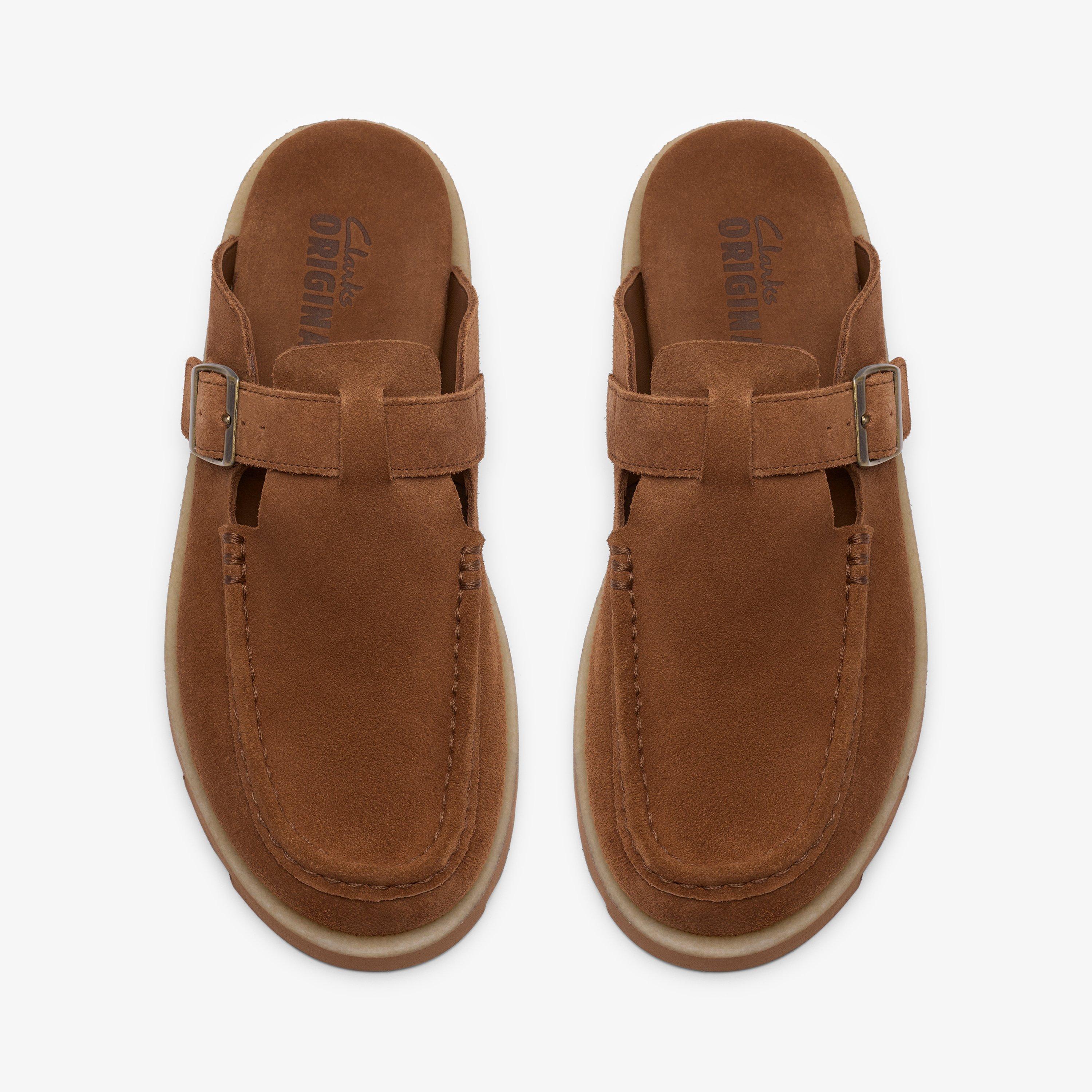 Meare Mocc Gamuza Ocre Zuecos Zapatos sin cordones, view 6 of 6