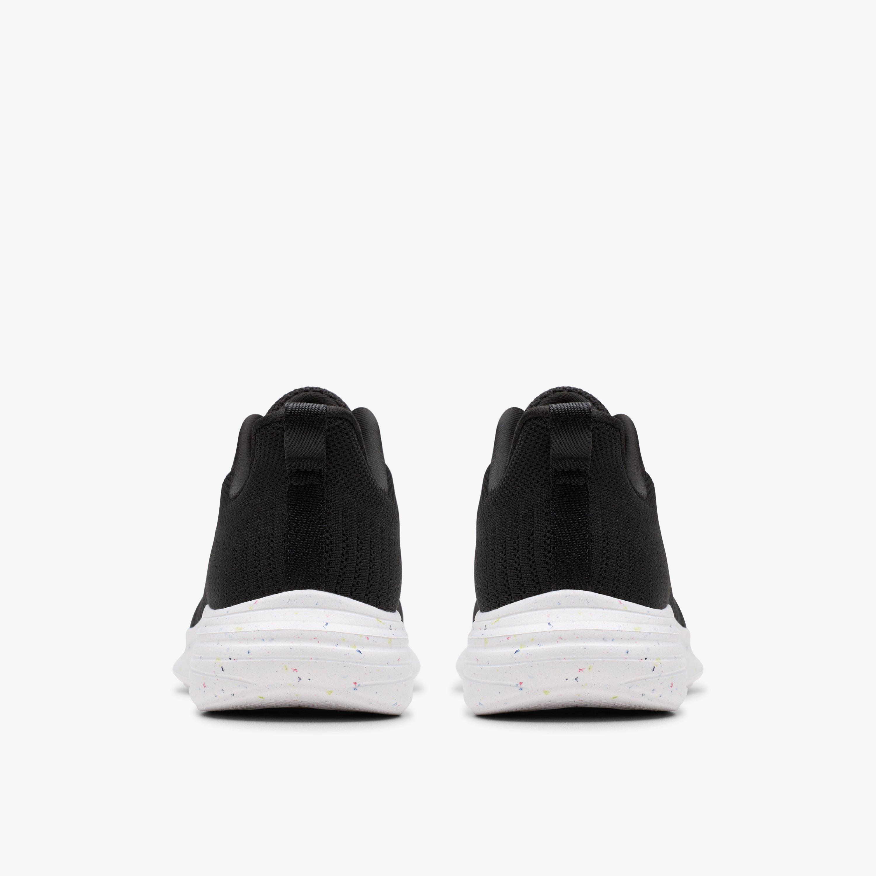 Izza Knit Black Trainers, view 5 of 6