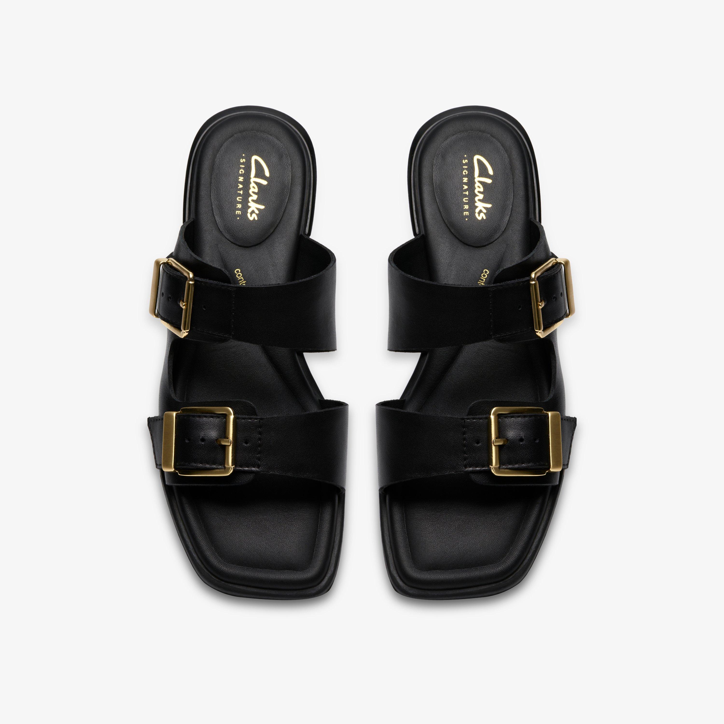 womens-ariany-bay-black-leather-flat-sandals-clarks