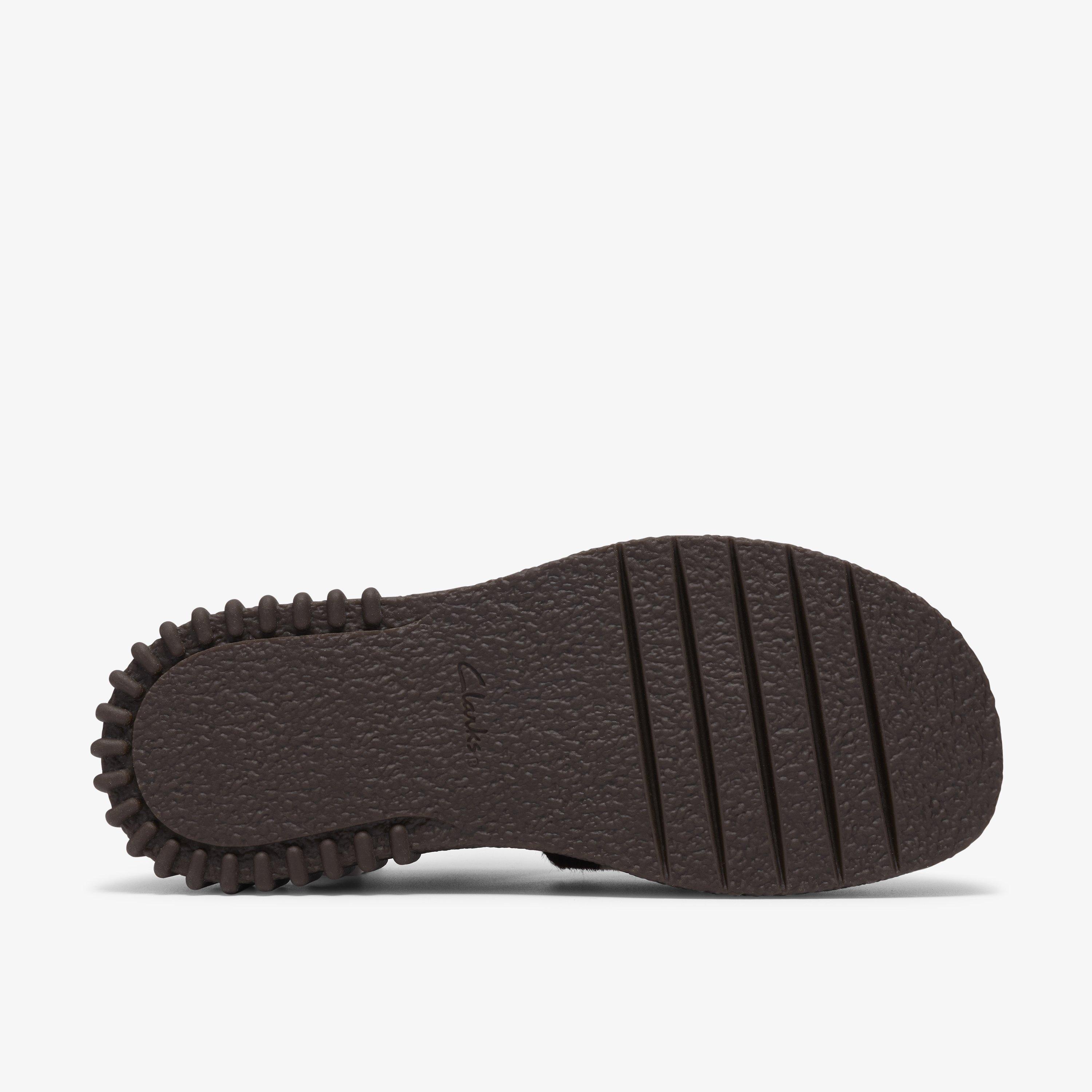 Evamar Wish Cow Print Flat Sandals Flatforms, view 3 of 6