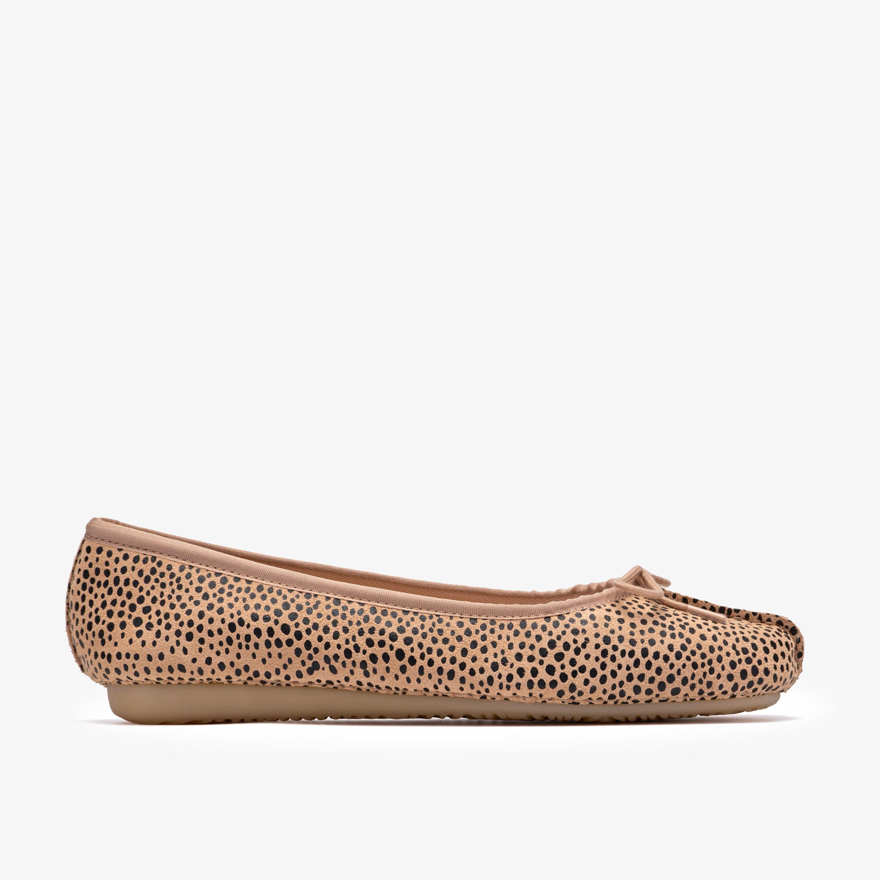 Freckle Ice Animal Print Slip Ons Ballerina, view 1 of 6
