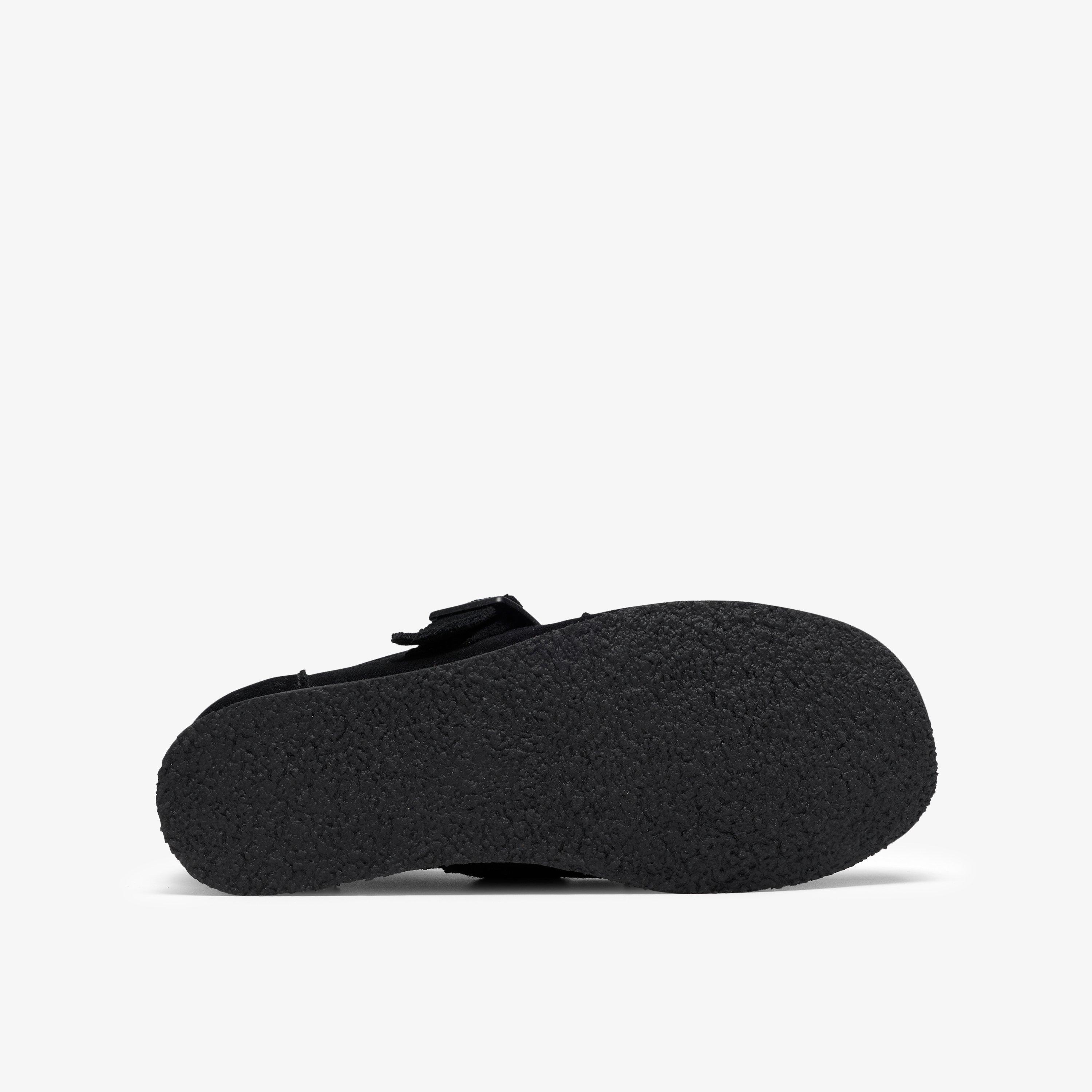 Wallabee T Bar Big Kids  — Black