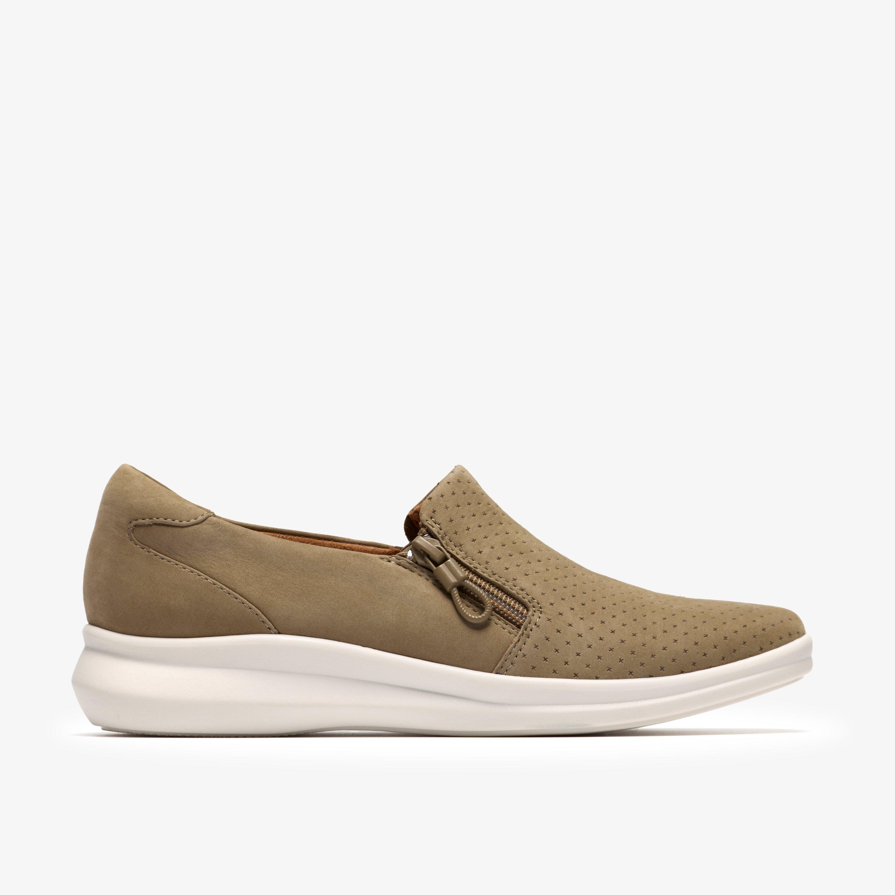 Lynell Sky Stone Nubuck Slip Ons, view 1 of 6