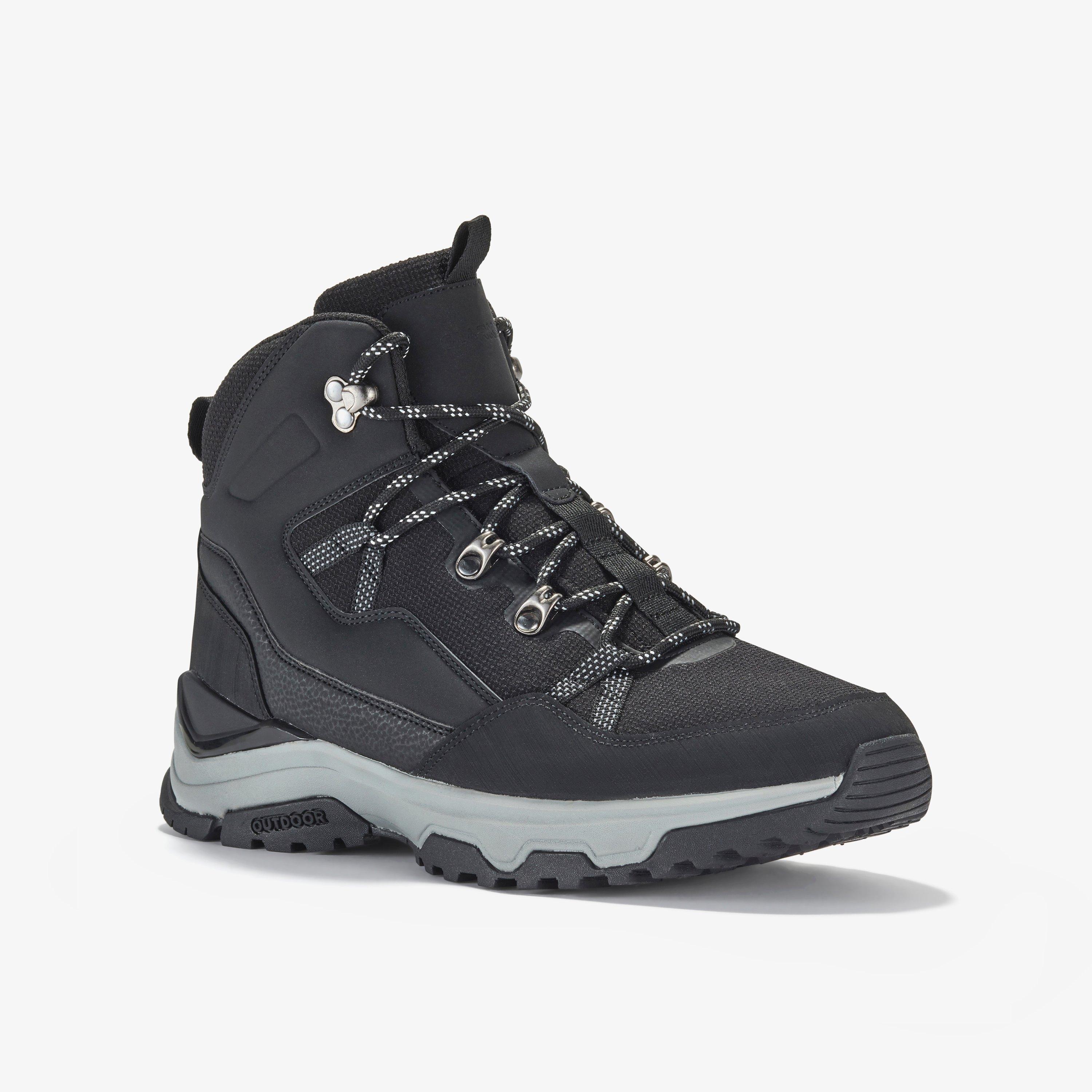 Huntsham Lace Black Ankle Boots Walking Lace Up, view 4 of 6