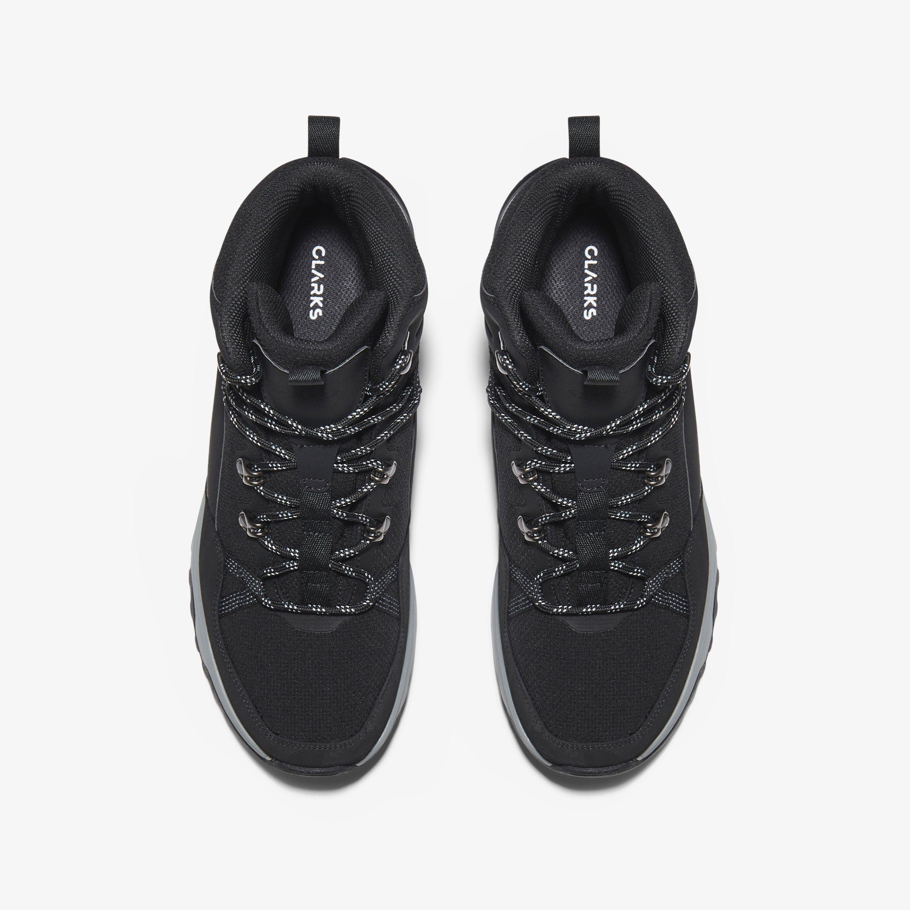 Huntsham Lace Black Ankle Boots Walking Lace Up, view 6 of 6
