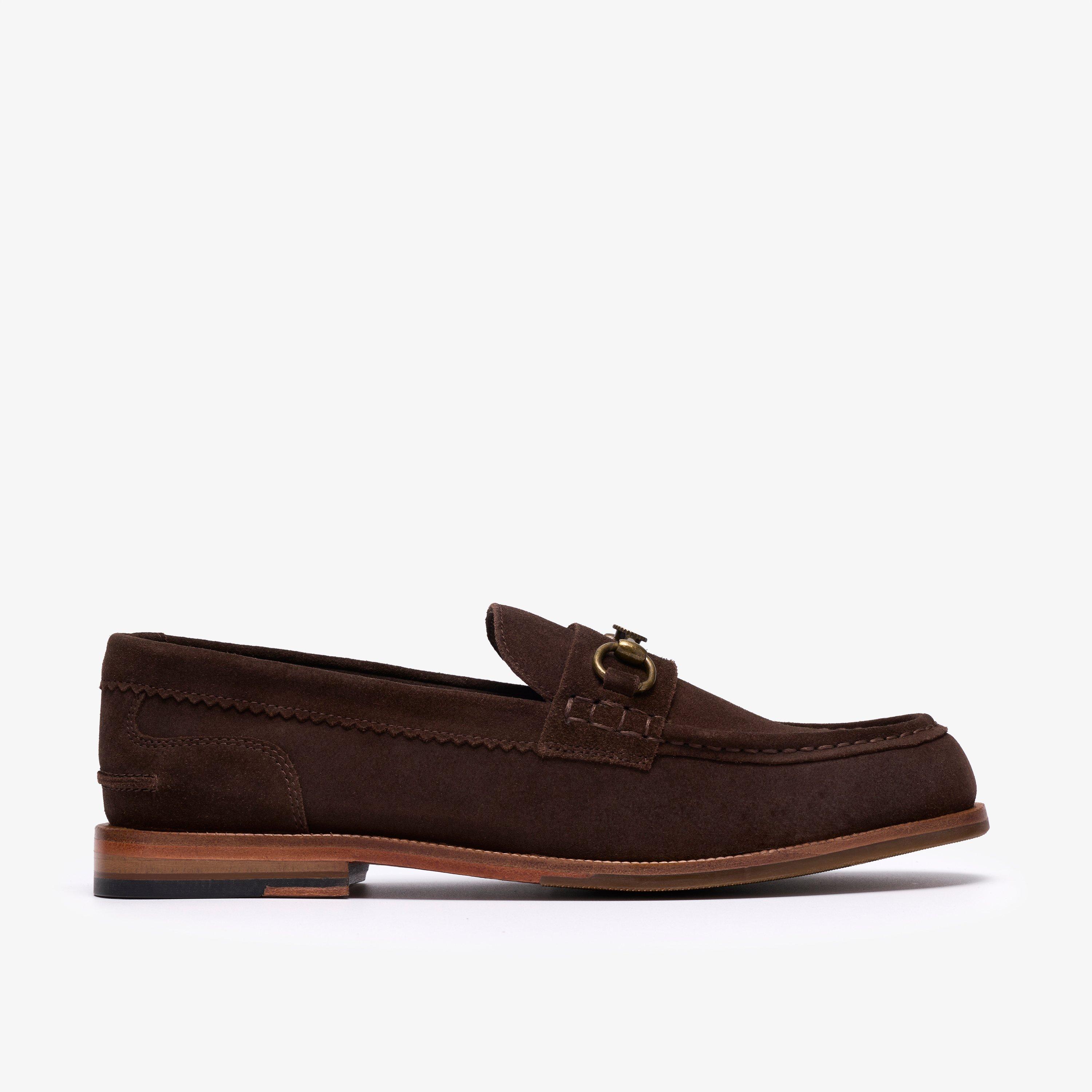 Craft James LT Brown Suede Slip Ons, view 1 of 6