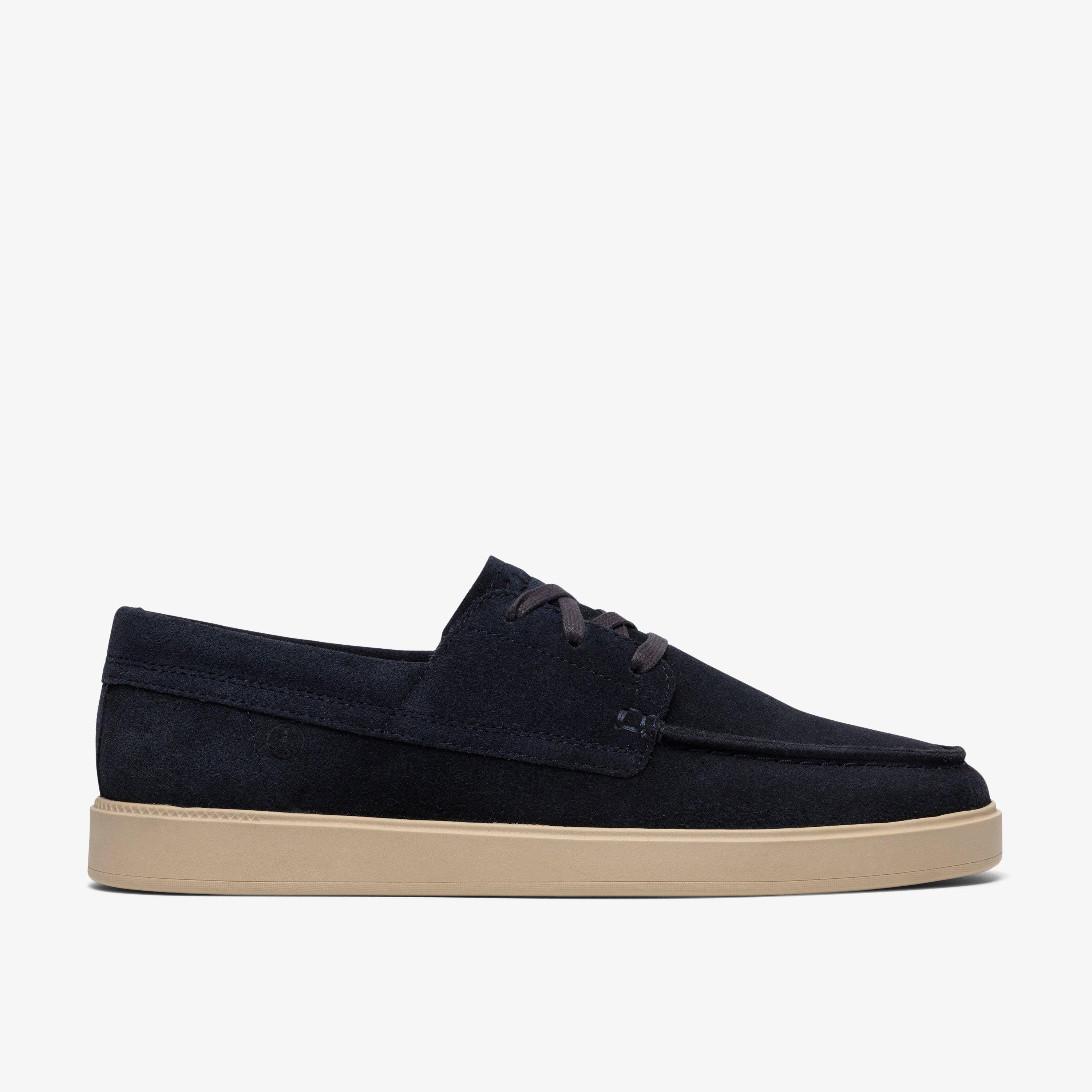Lockford Boat Navy Suede Boat Shoes, view 1 of 8