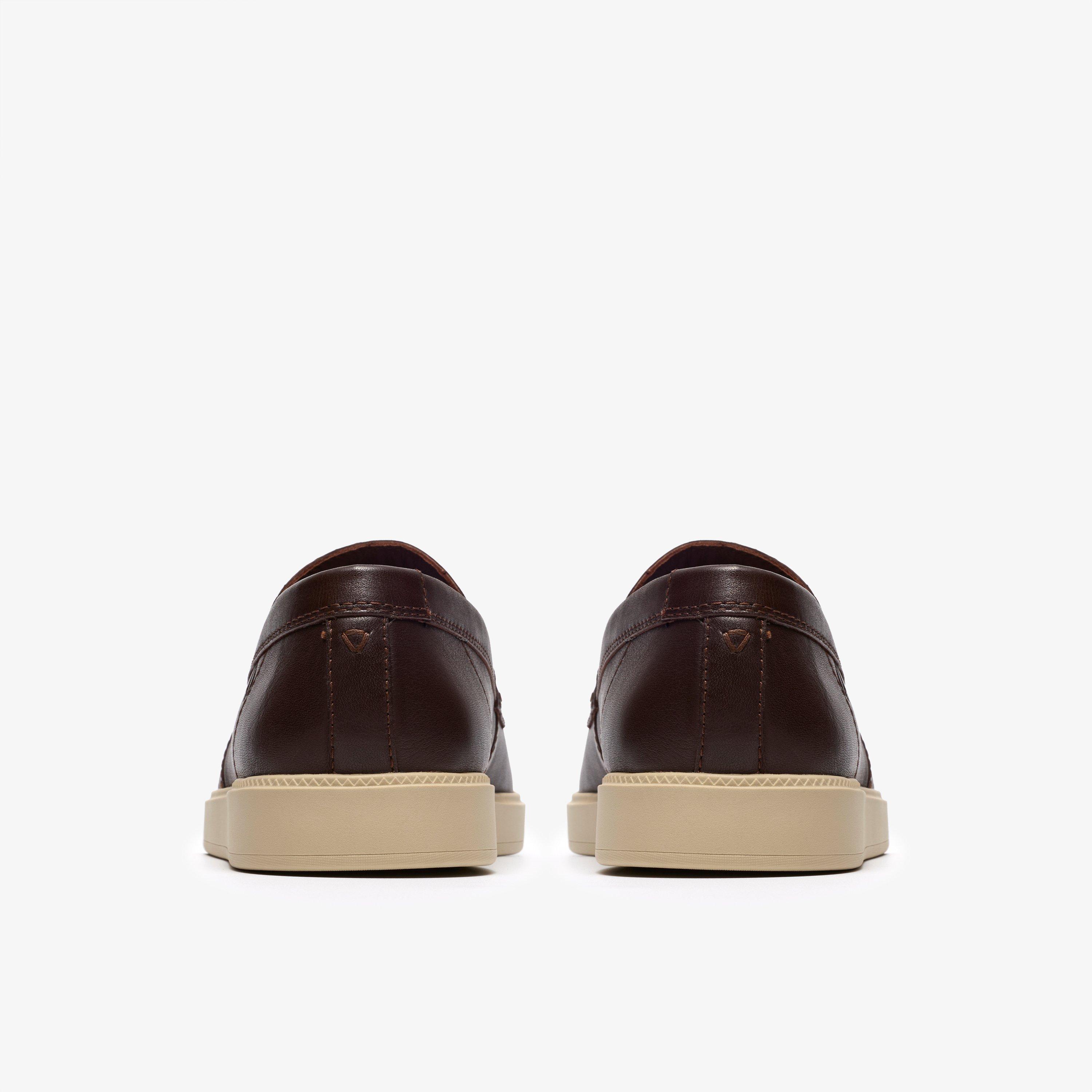 Clarks Cotrell-vrije instappers voor heren, Zwart Olieachtig Leer, 44.5 EU