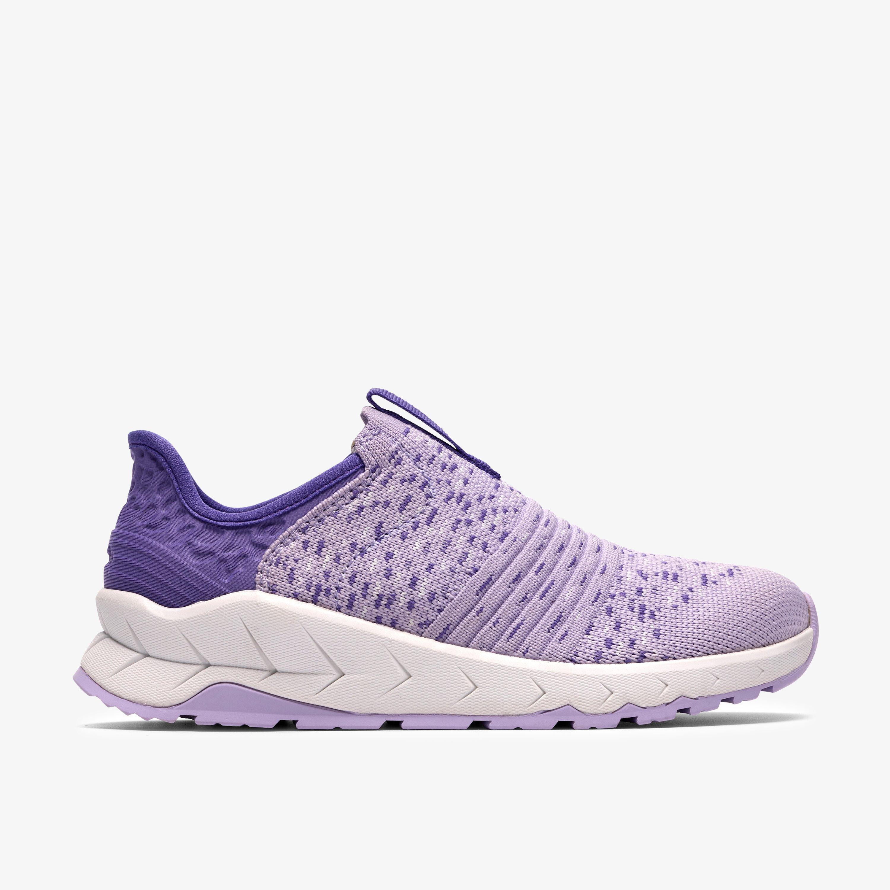 Selva Step Kid Lilac Combination Trainers, view 1 of 6