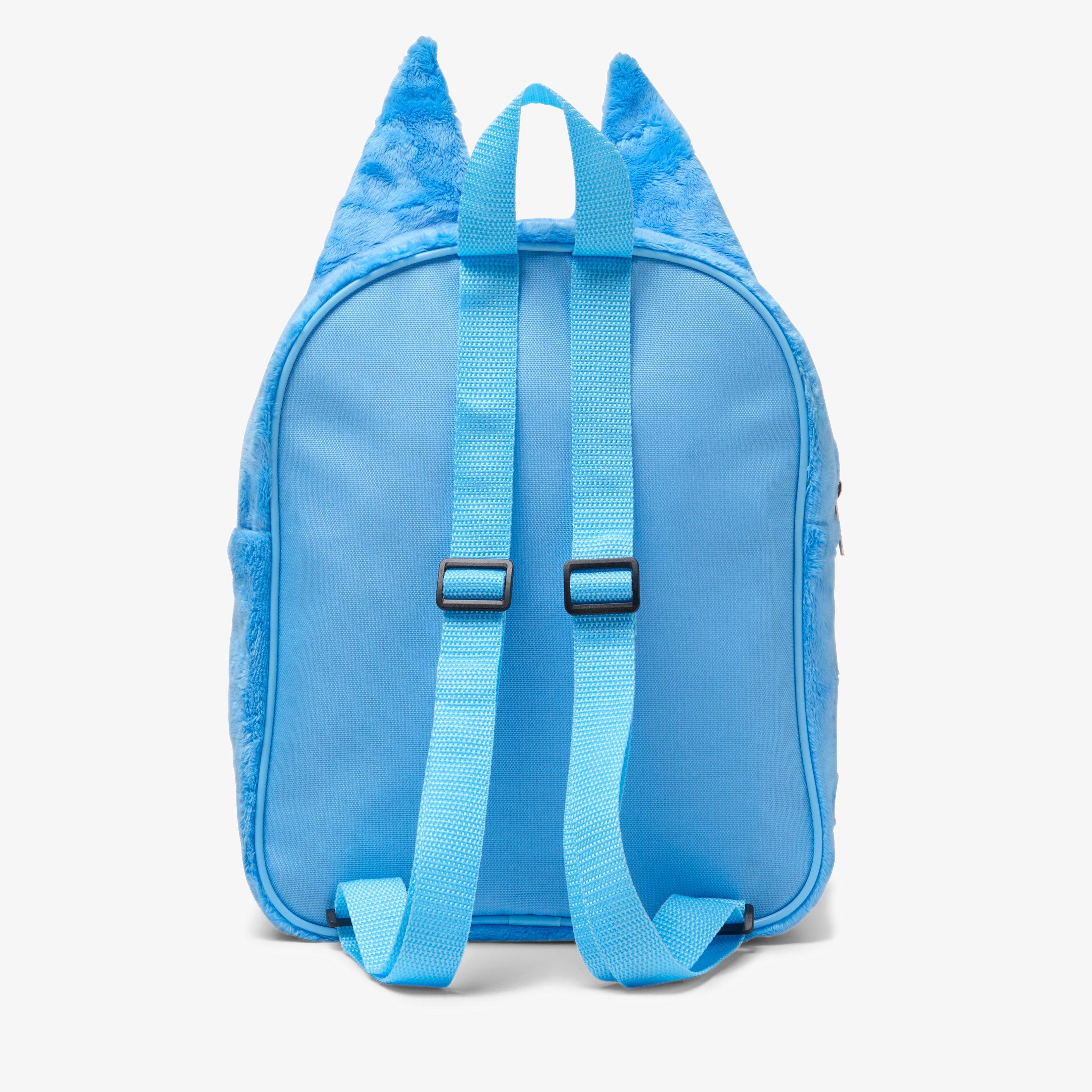 Bluey Face Backpack Blue Backpack, view 2 of 4