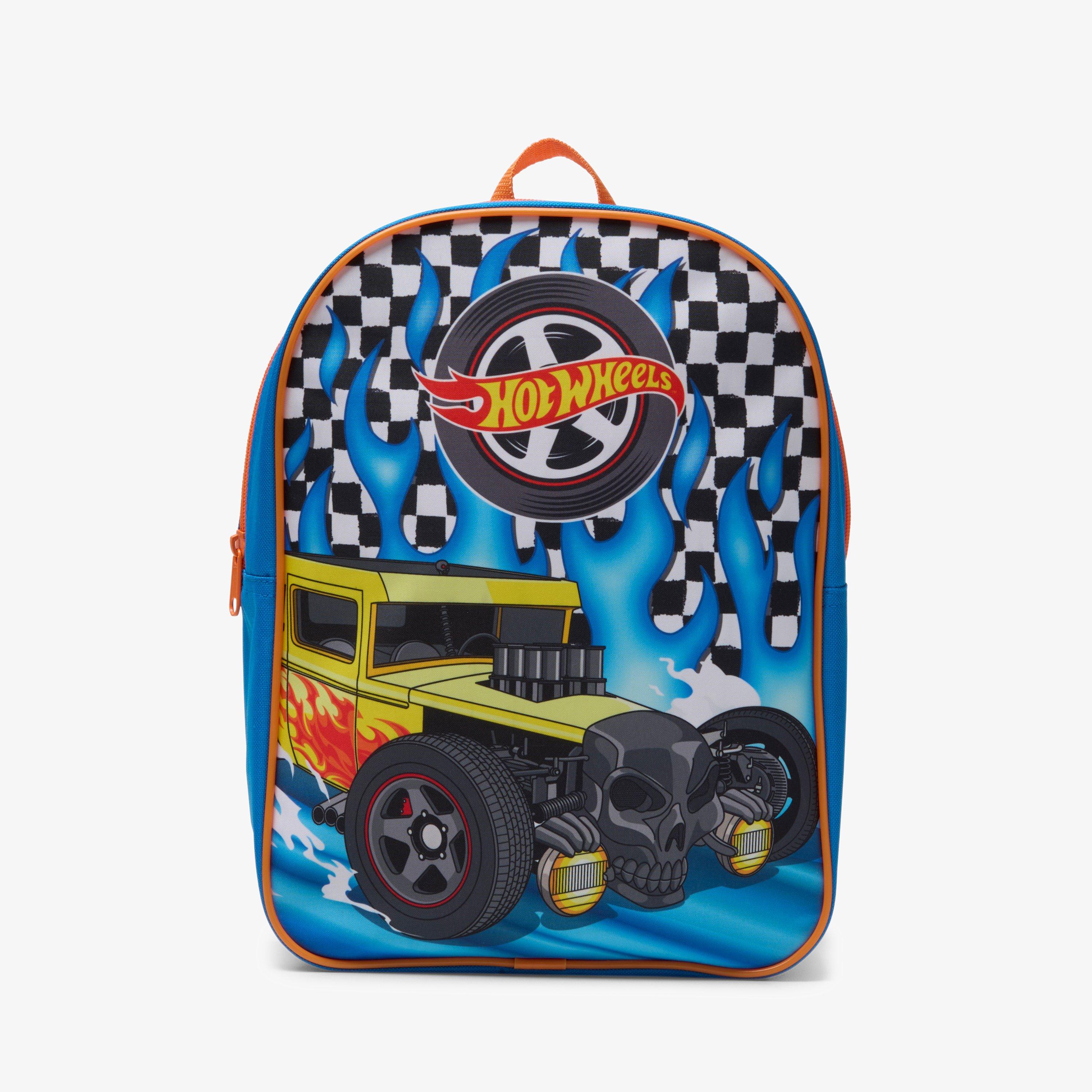 Hot Wheels Small Backpack Blue Combination Backpack, view 1 of 4