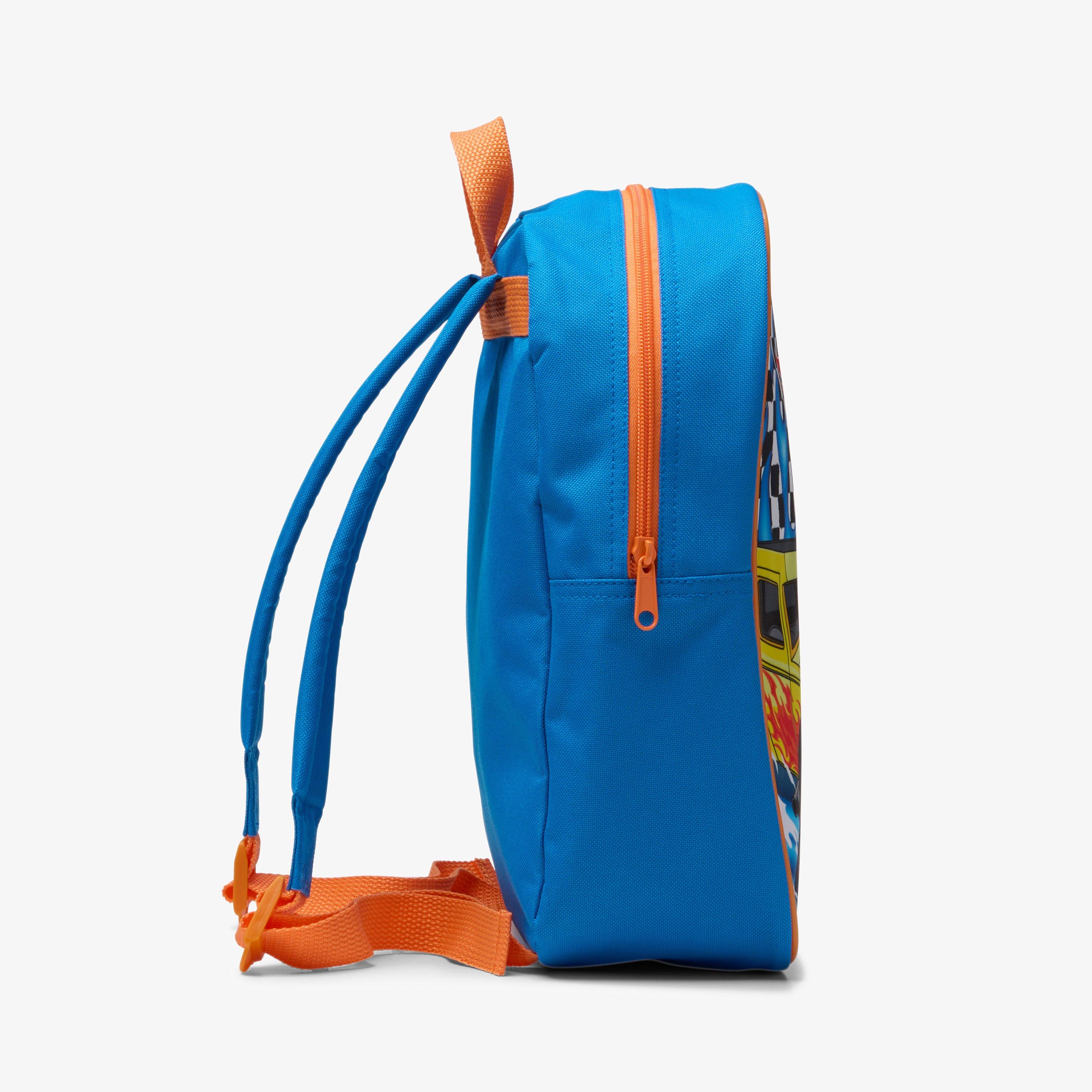 Hot Wheels Small Backpack Blue Combination Backpack, view 3 of 4
