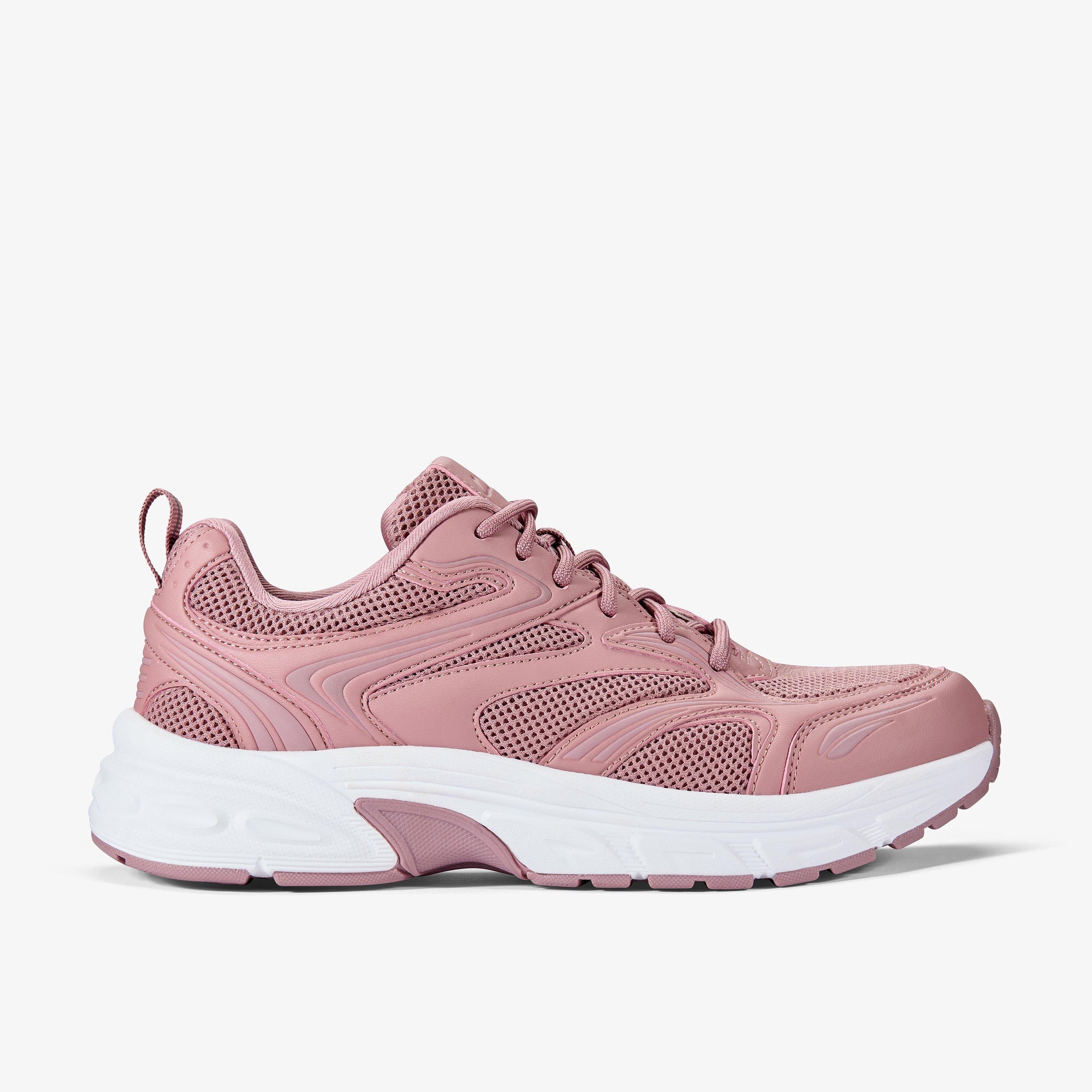 Axcel Walk Pink Combination Trainers Lace Up, view 1 of 6