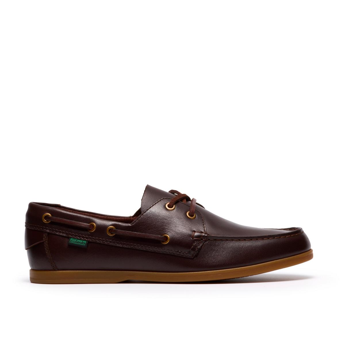 Clarks Mens Charmouth Lace Slip-Ons,Boat Shoes