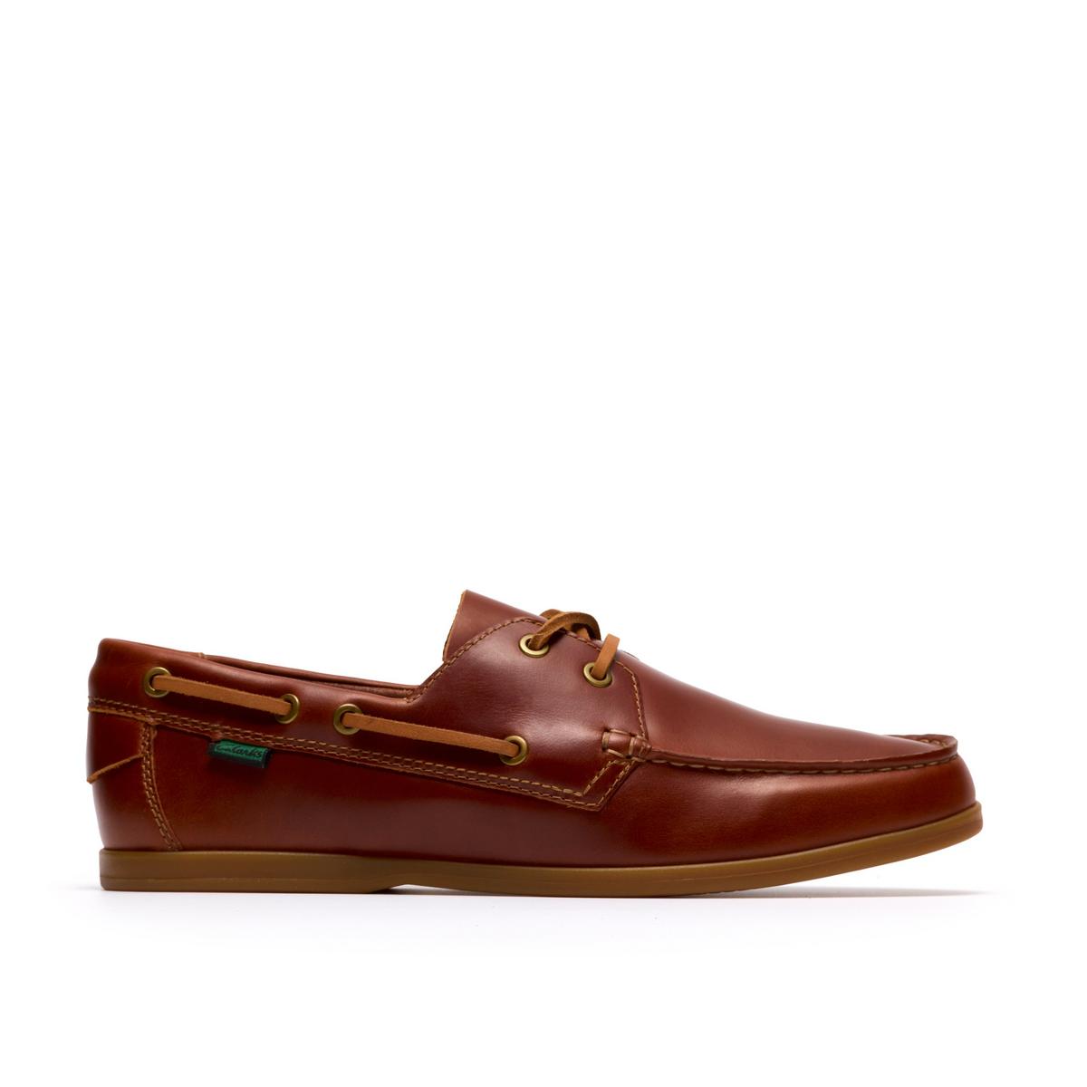 Clarks Mens Charmouth Lace Slip-Ons,Boat Shoes