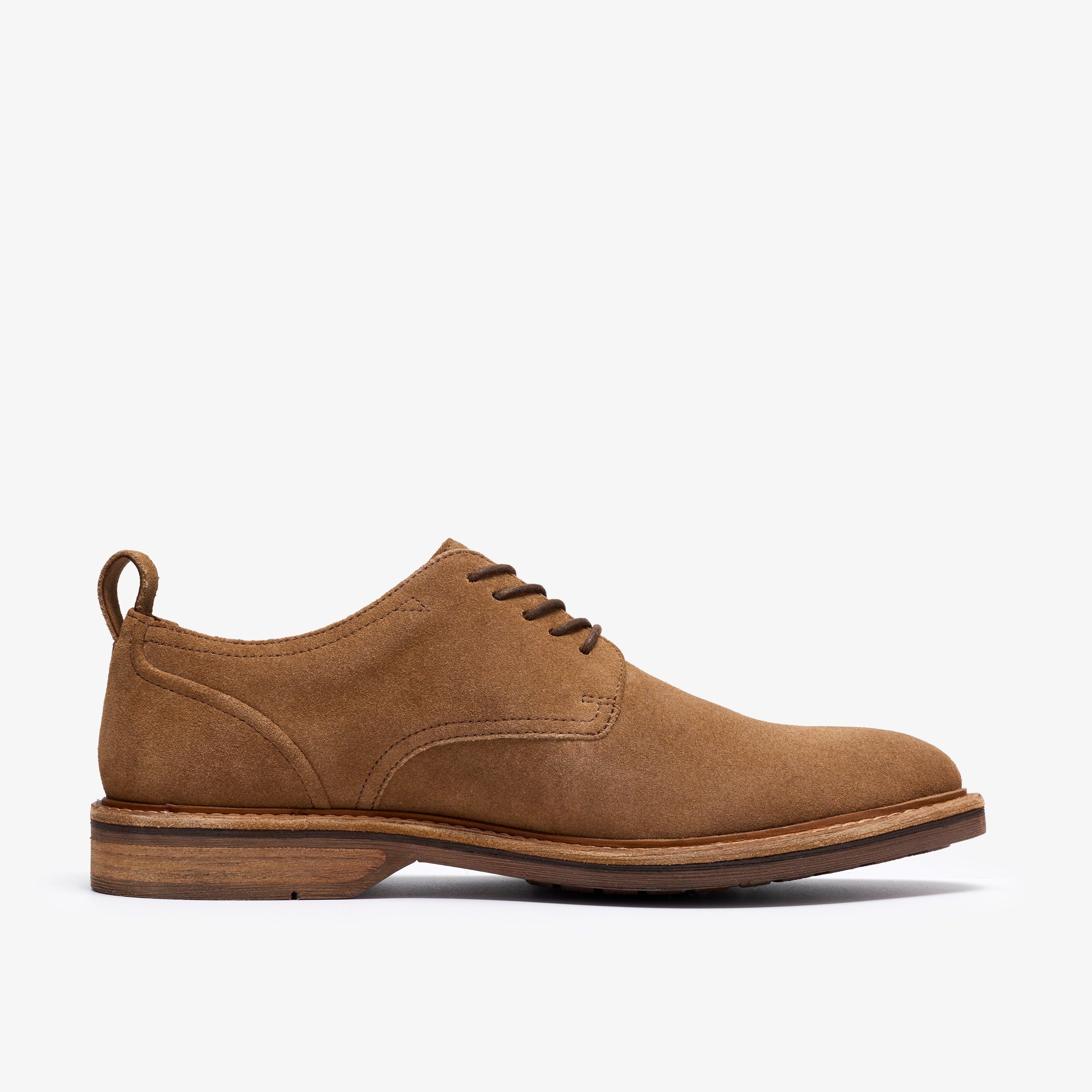 Aldwin Lace Tan Suede Oxfords, view 1 of 6