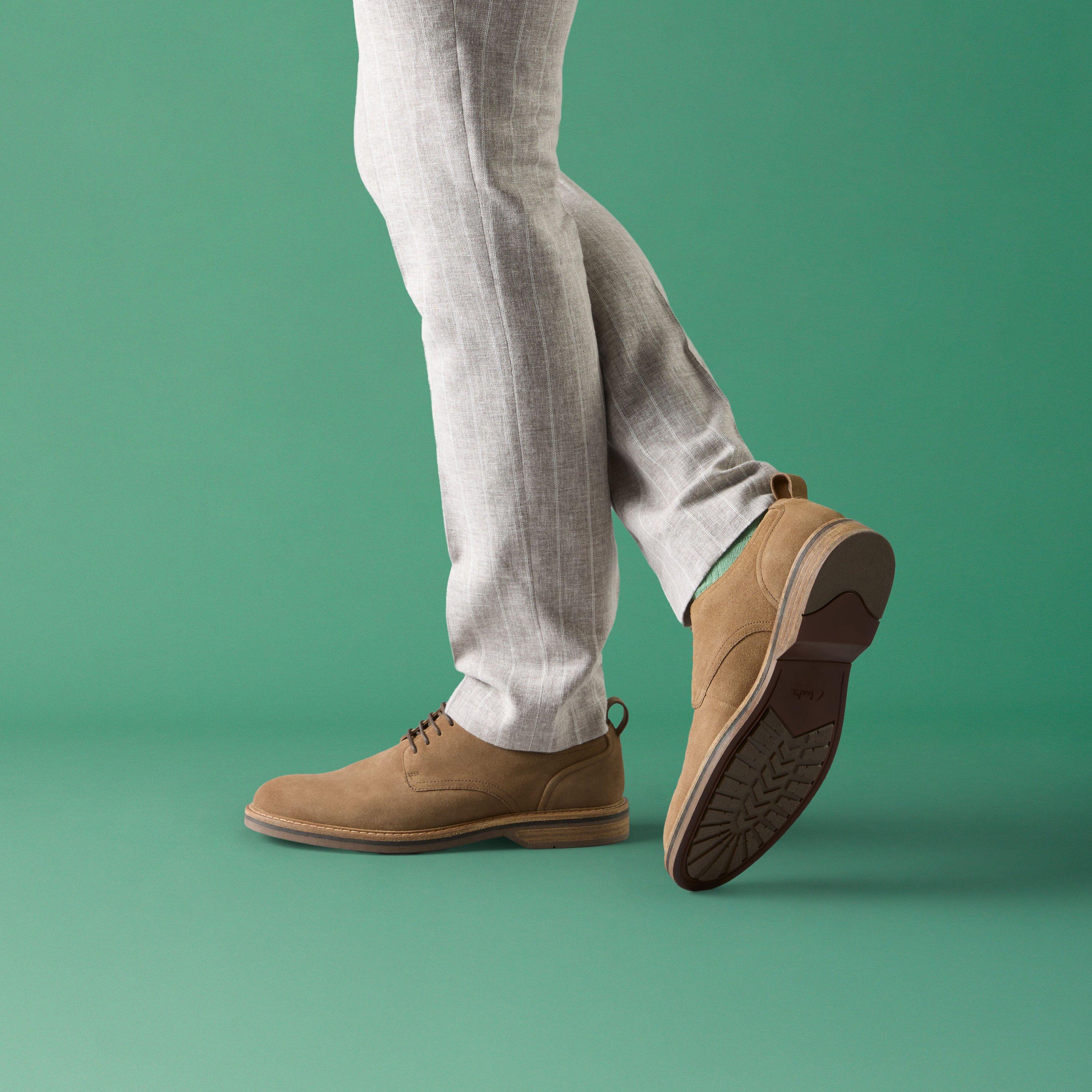 Aldwin Lace Tan Suede