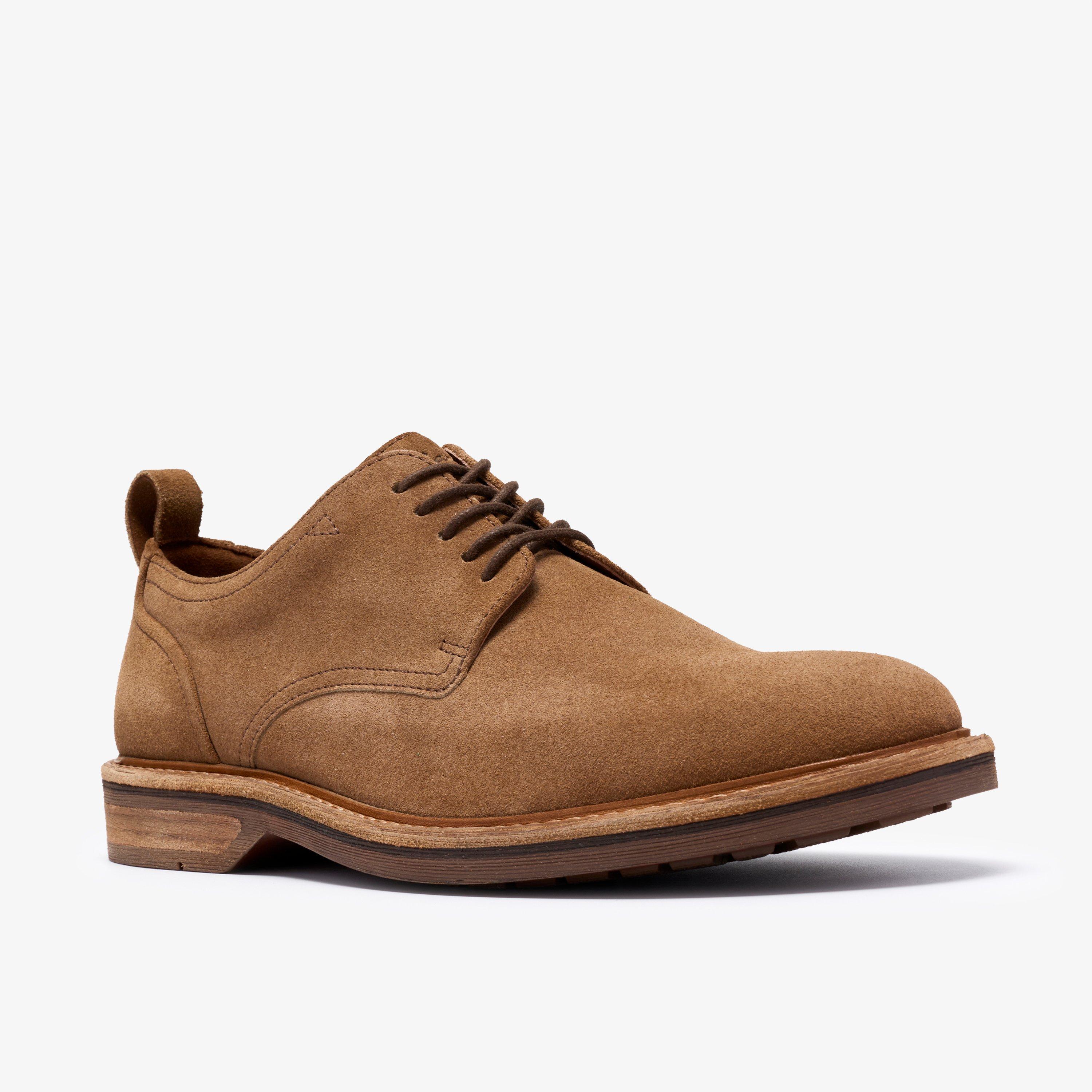 Aldwin Lace Tan Suede