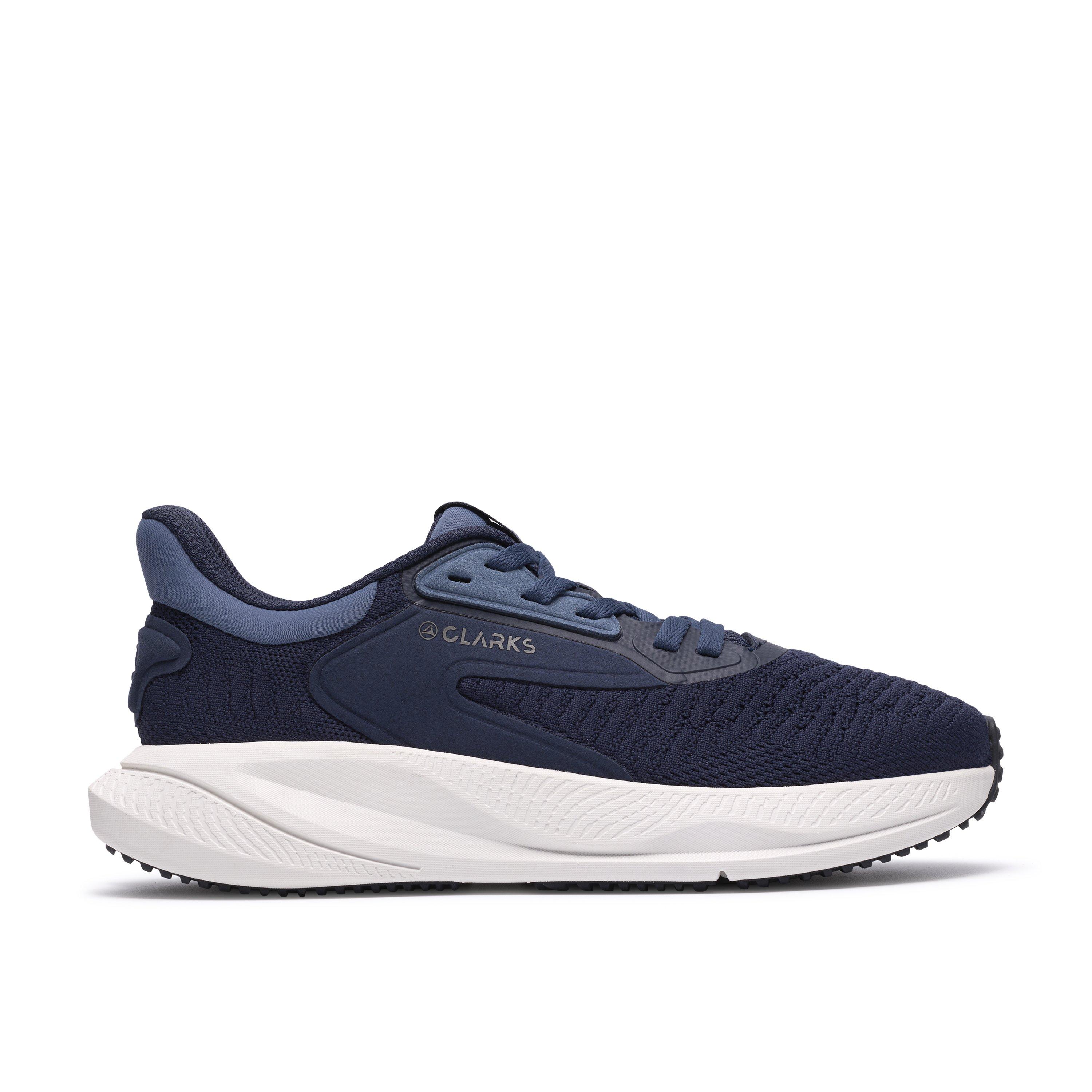 Clarks Women's Blue Textile Pace Move Standard Fit