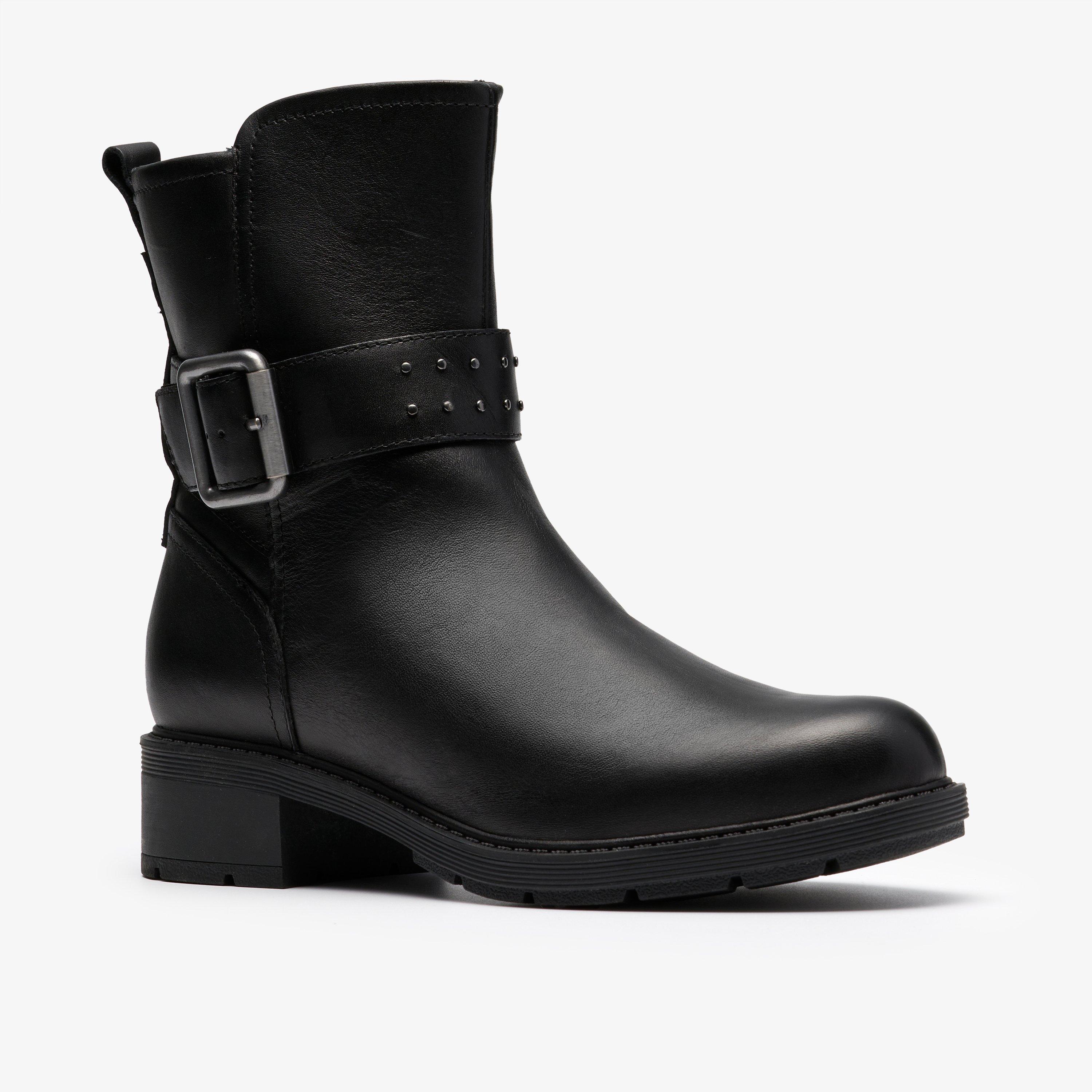 Hearth Buckle Black Leather