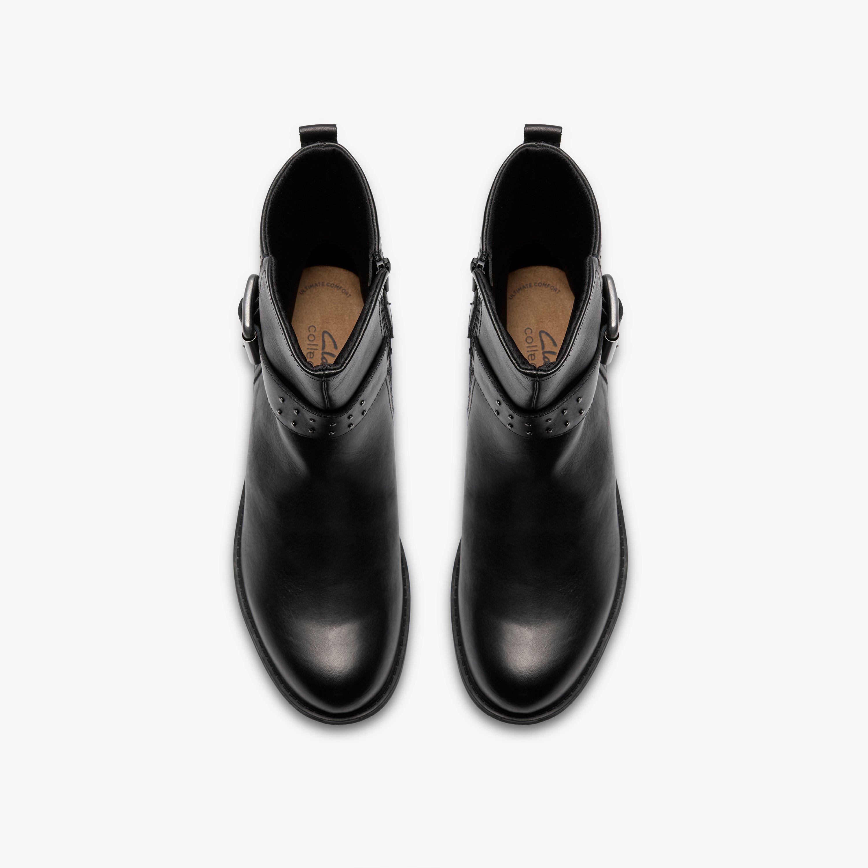 Hearth Buckle Black Leather