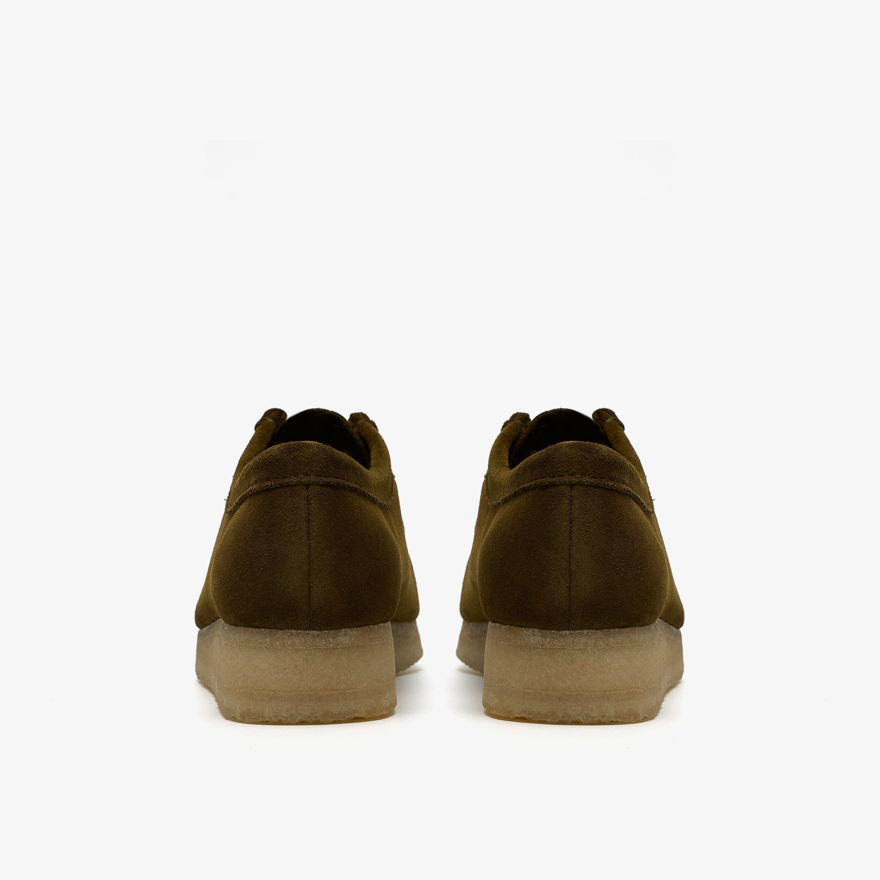 Wallabee. Olive Suede