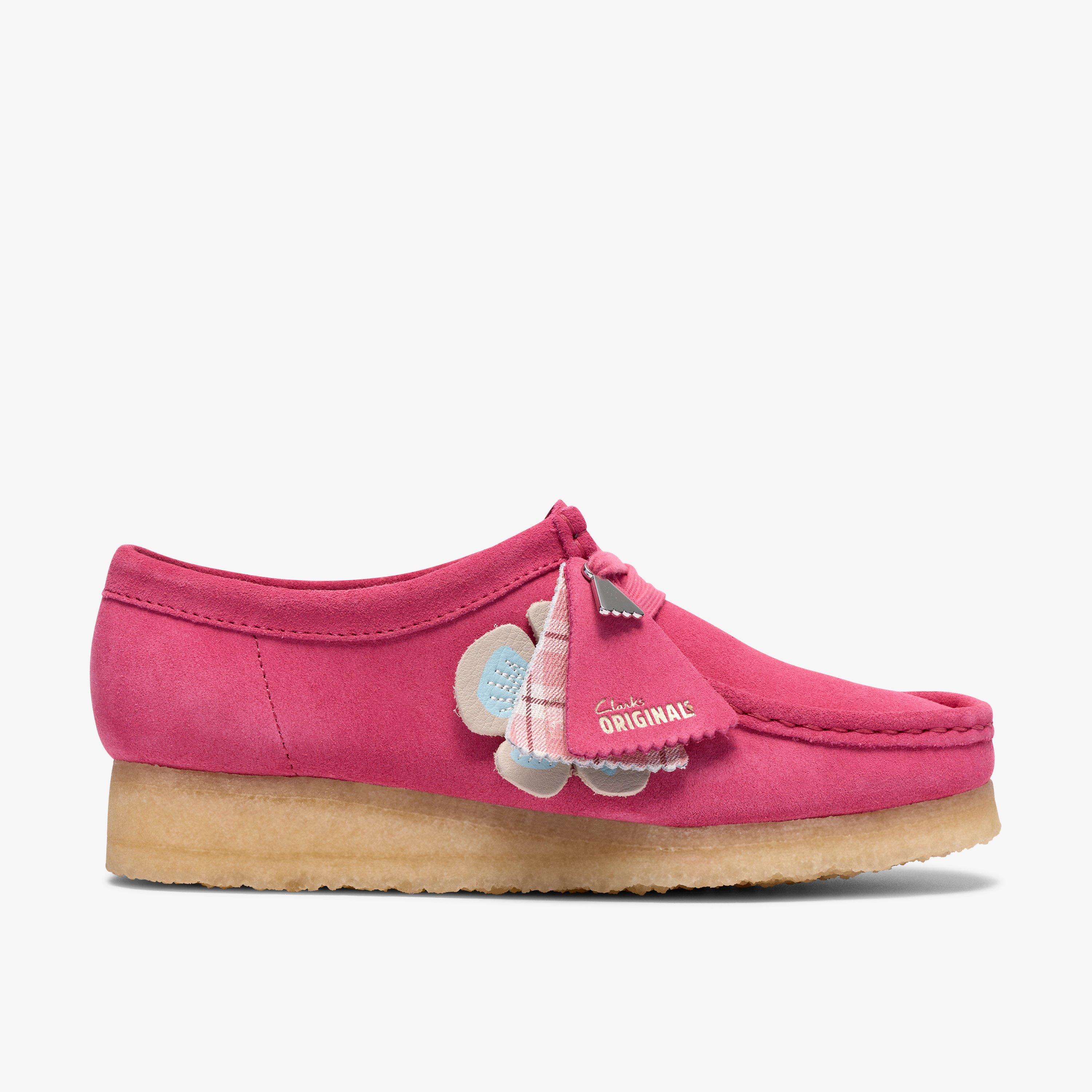 Wallabee Pink Interest Wallabees, view 1 of 8