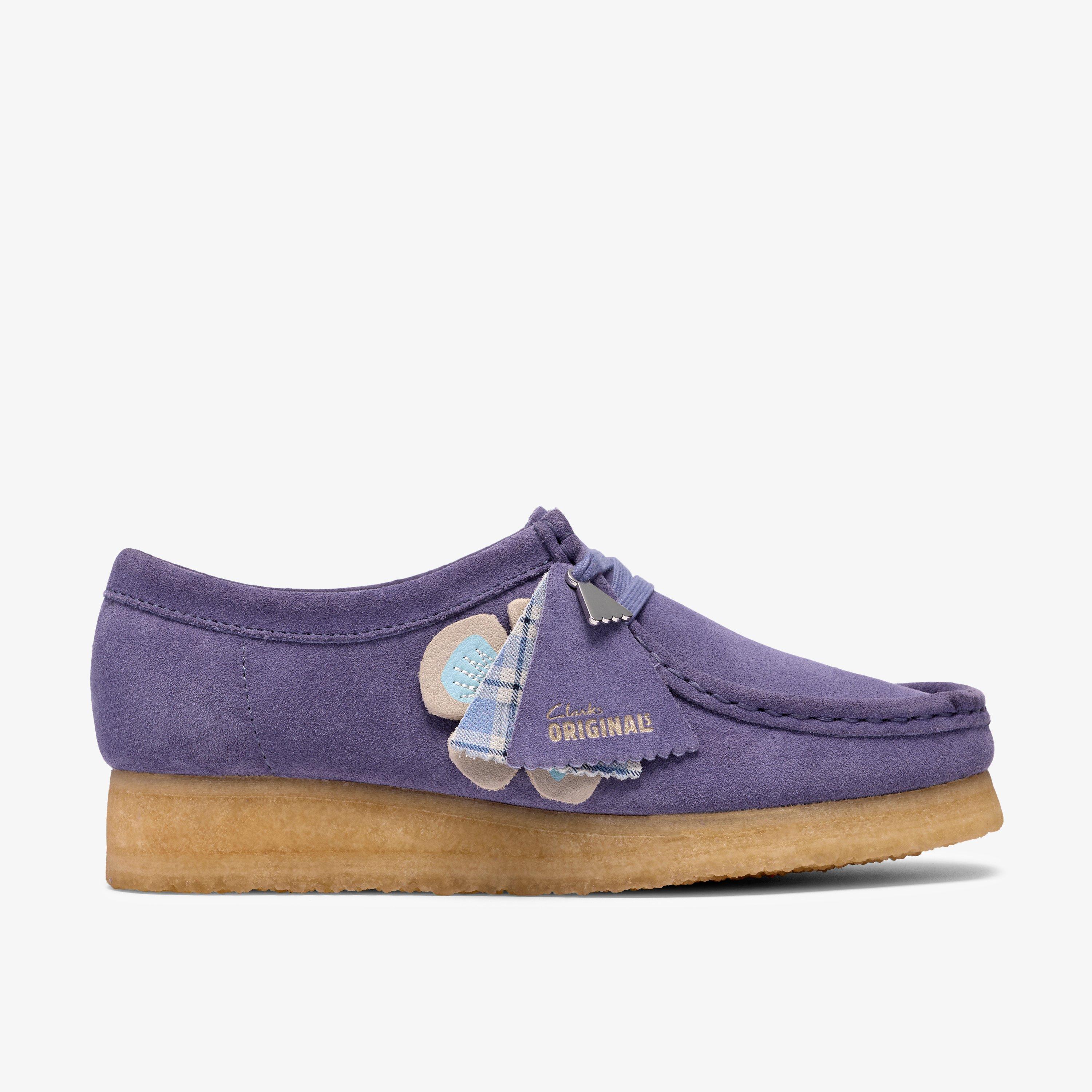 Wallabee Purple Interest Wallabees, view 1 of 8